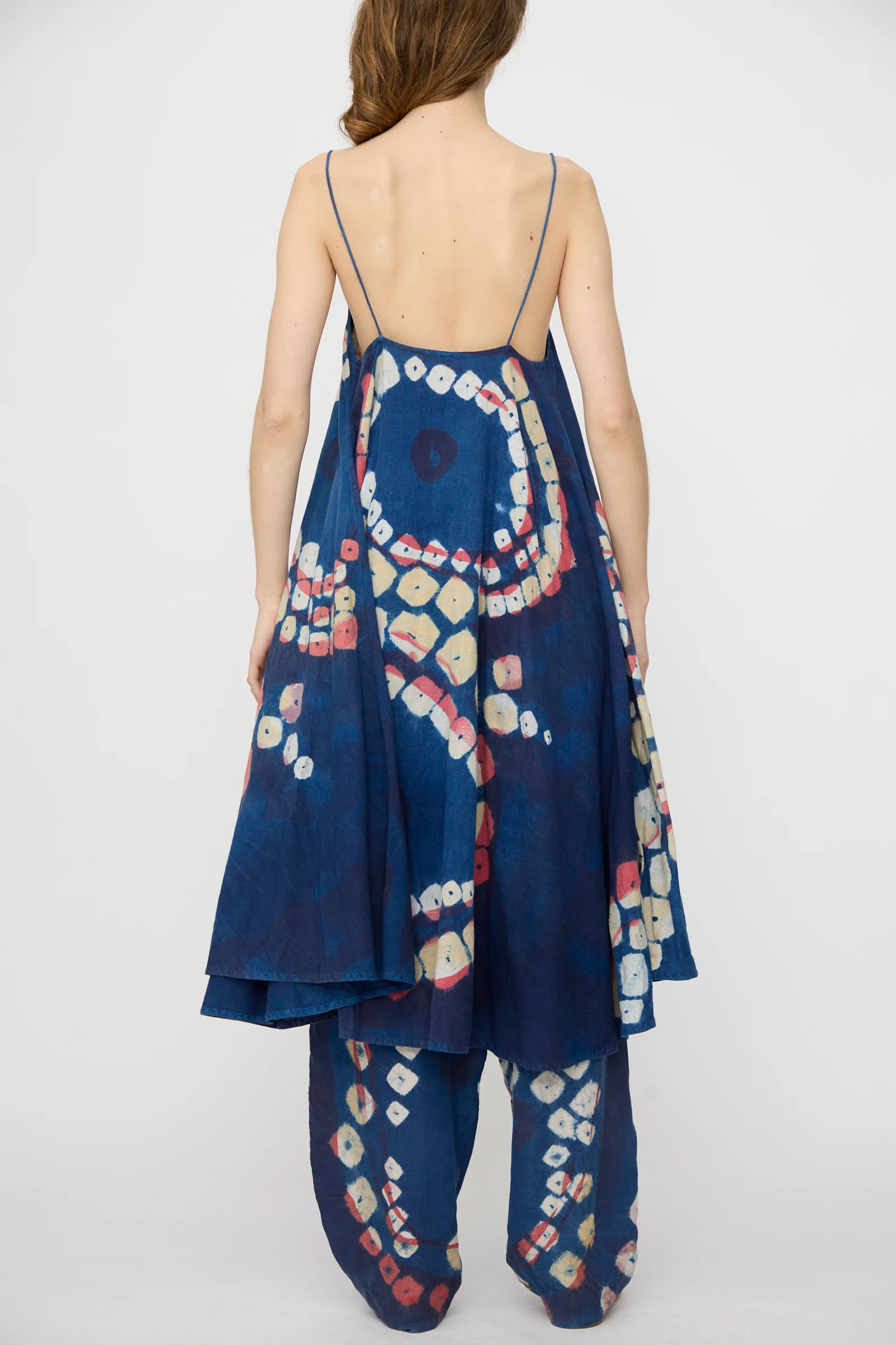 Cotton Keelo Dress in Indigo - Image 6
