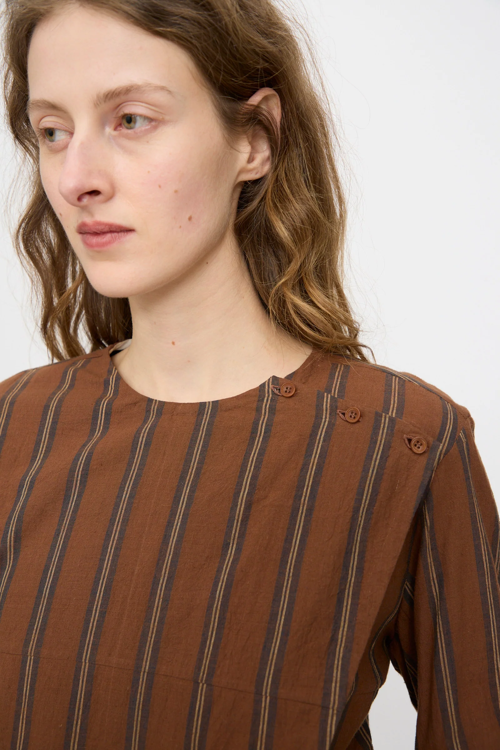 Cotton Rubai Shirt in Filter Coffee - Image 3