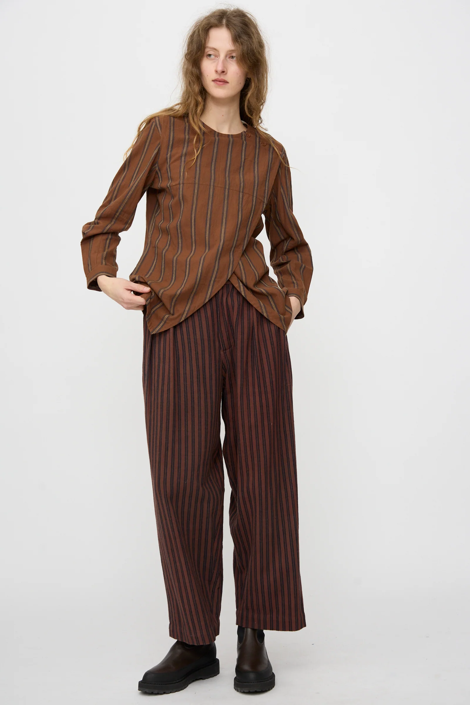 Cotton Rubai Shirt in Filter Coffee - Image 4