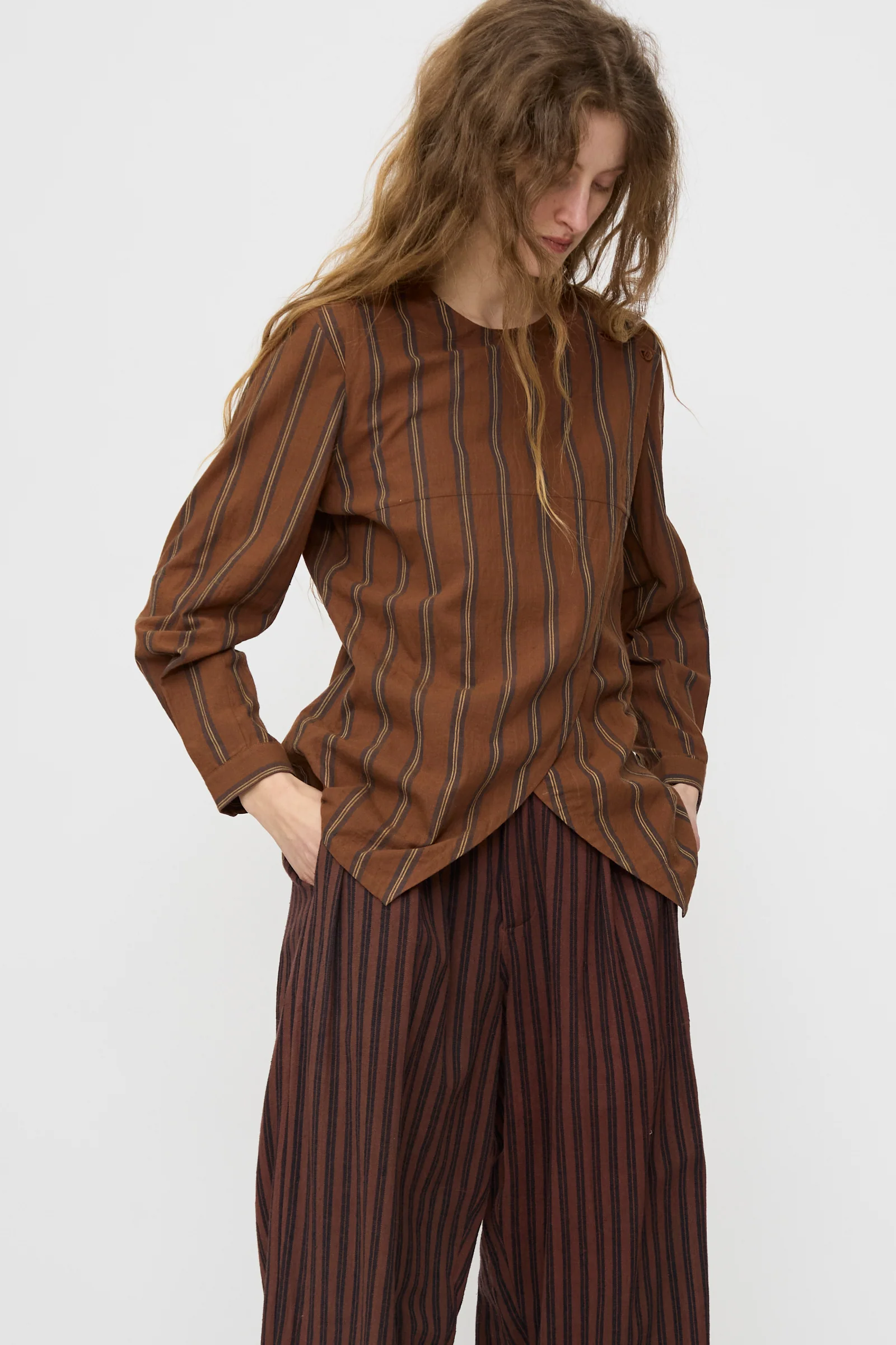 Cotton Rubai Shirt in Filter Coffee - Image 7