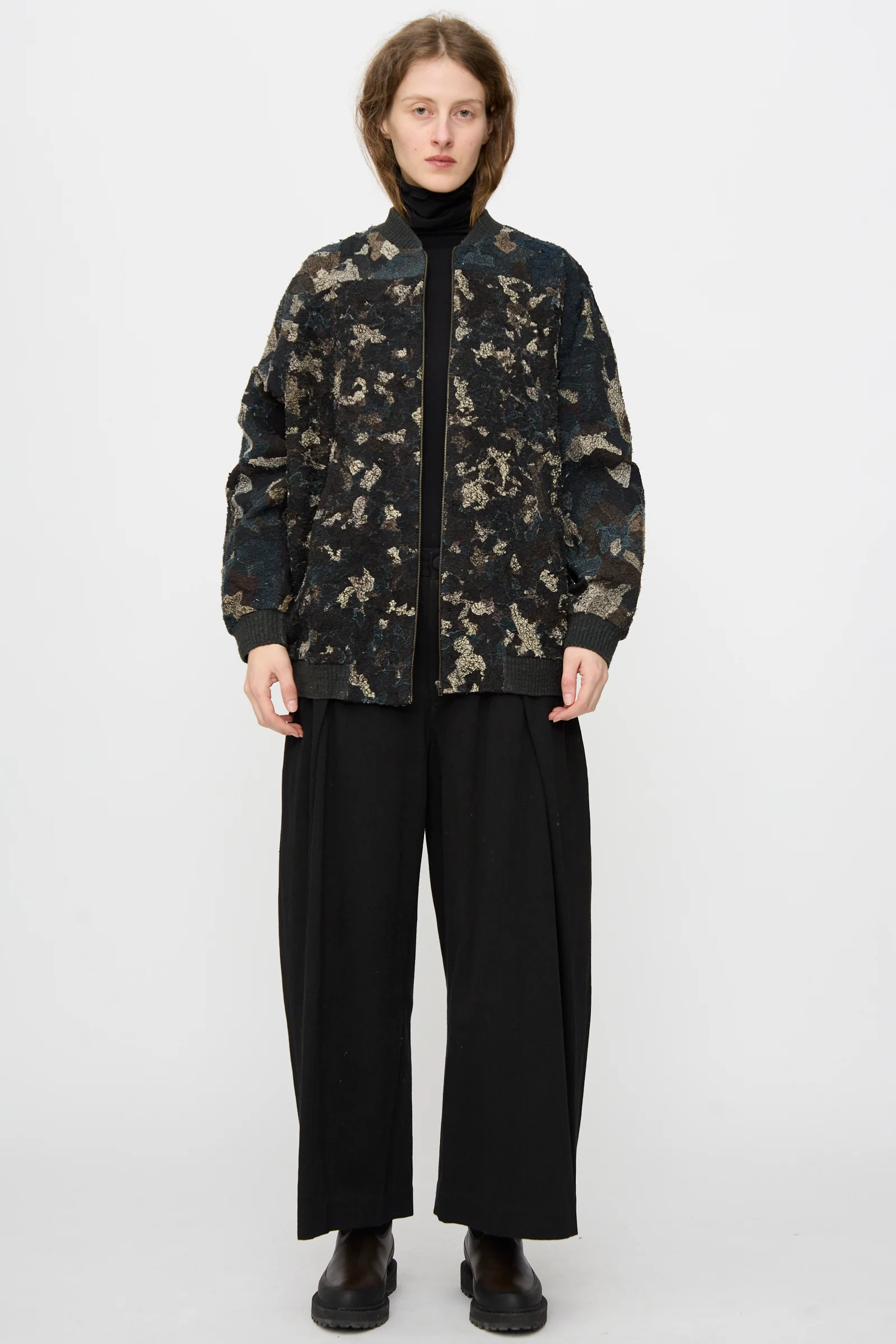 Giacca Chindi Jacket in Shades of Charcoal - Image 4