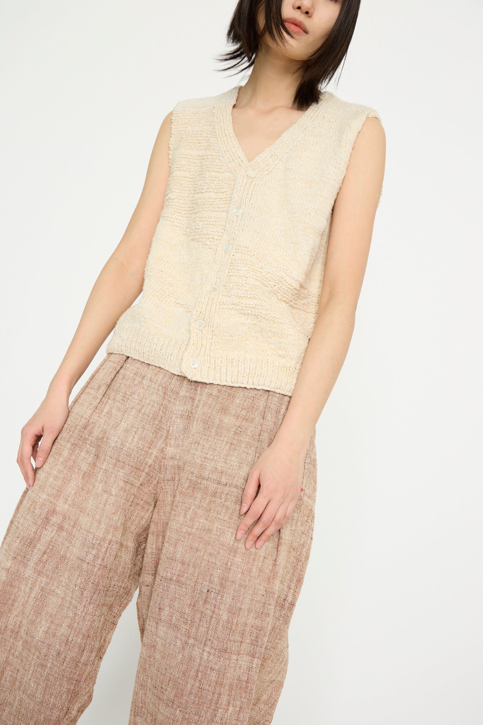 Oro Vest in Ecru - Image 6