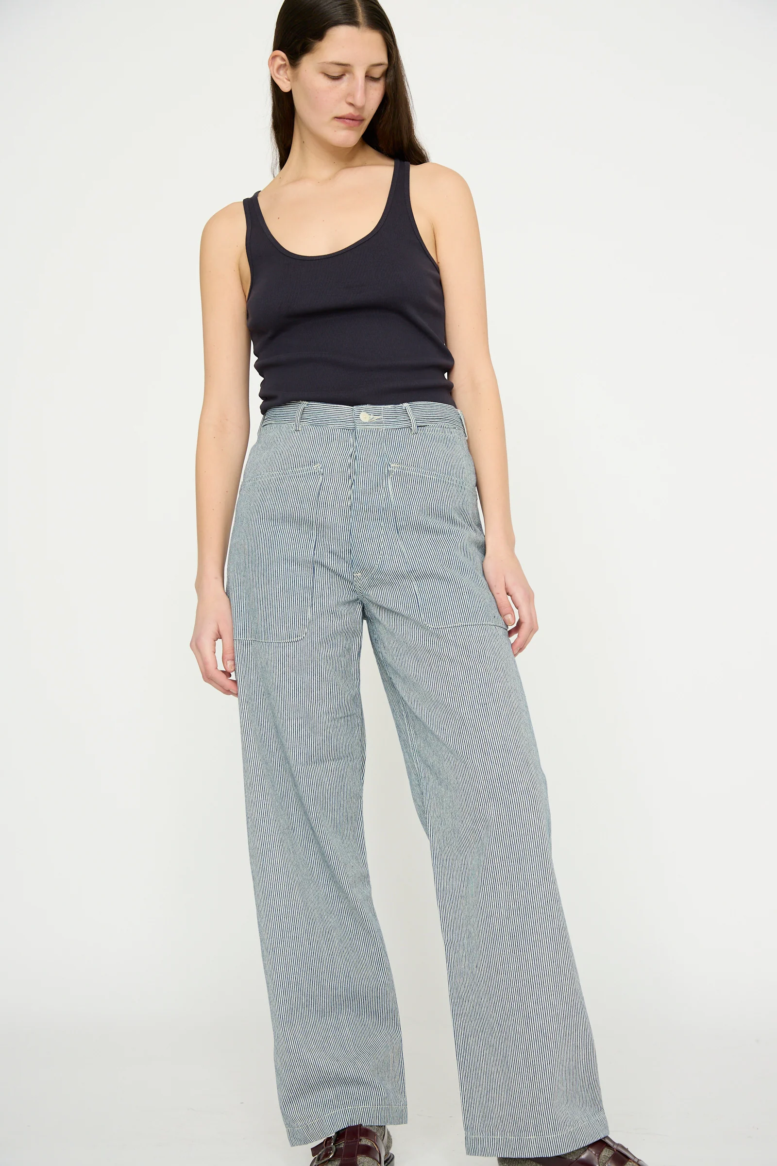 Brancusi Pant in Engineer Stripe - Image 5