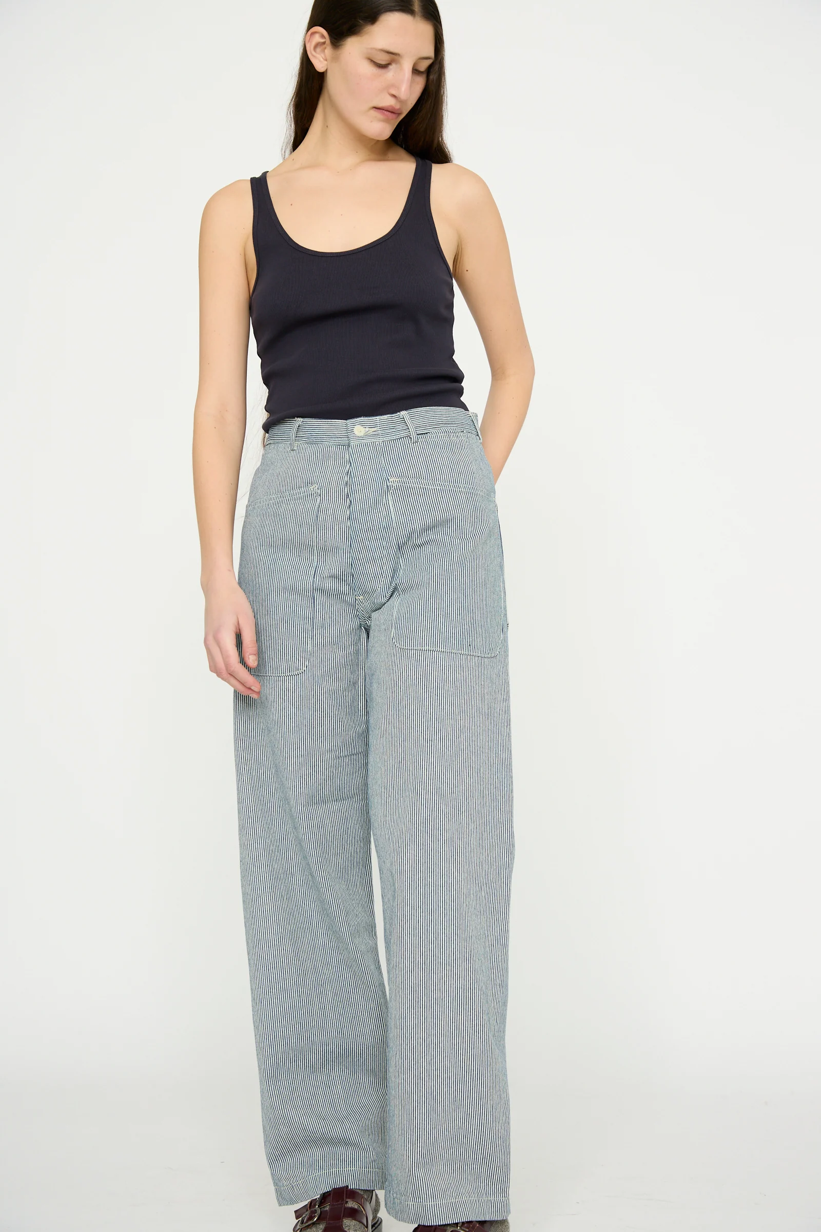 Brancusi Pant in Engineer Stripe - Image 6