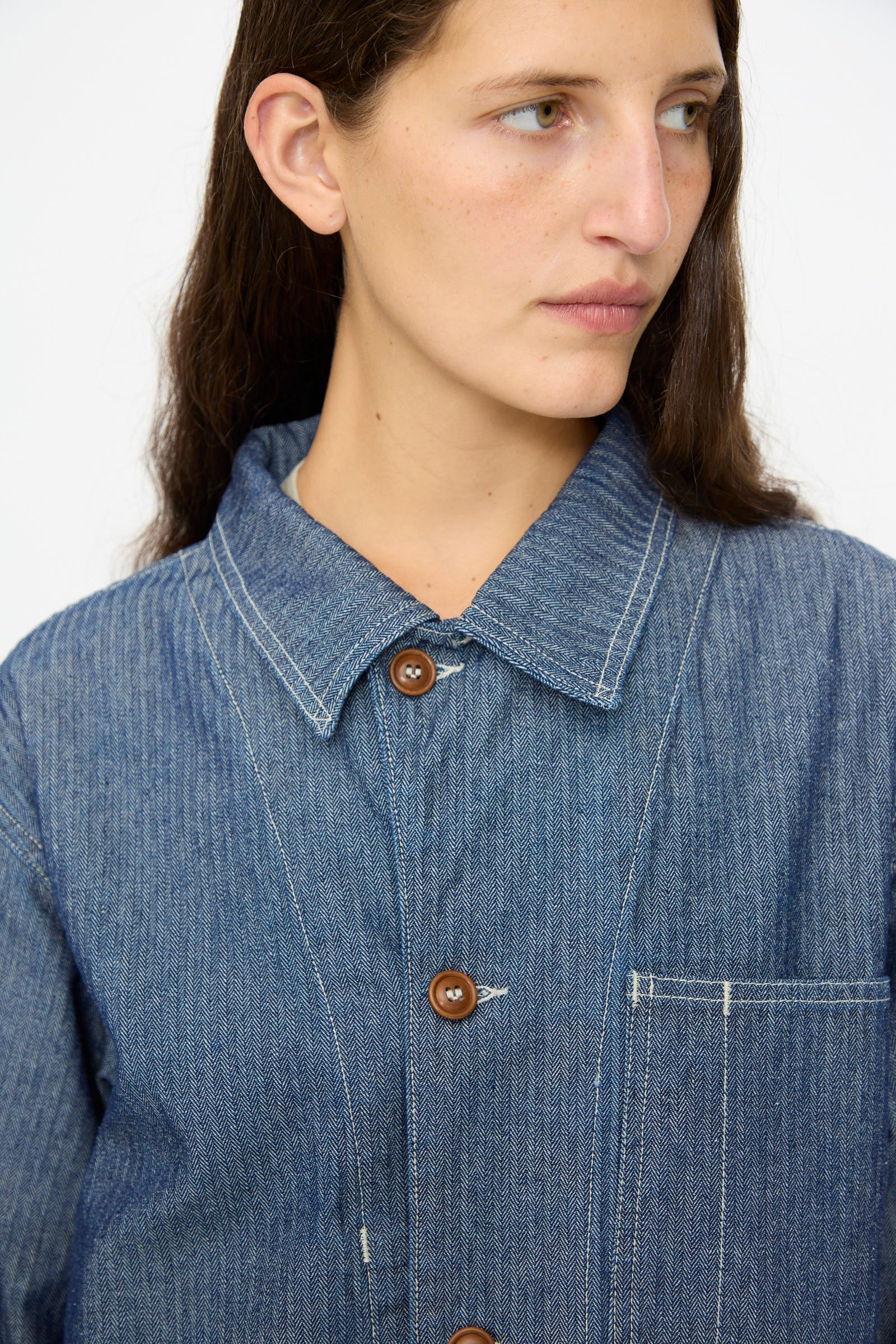 Henri Jacket in HBT Denim - Image 3