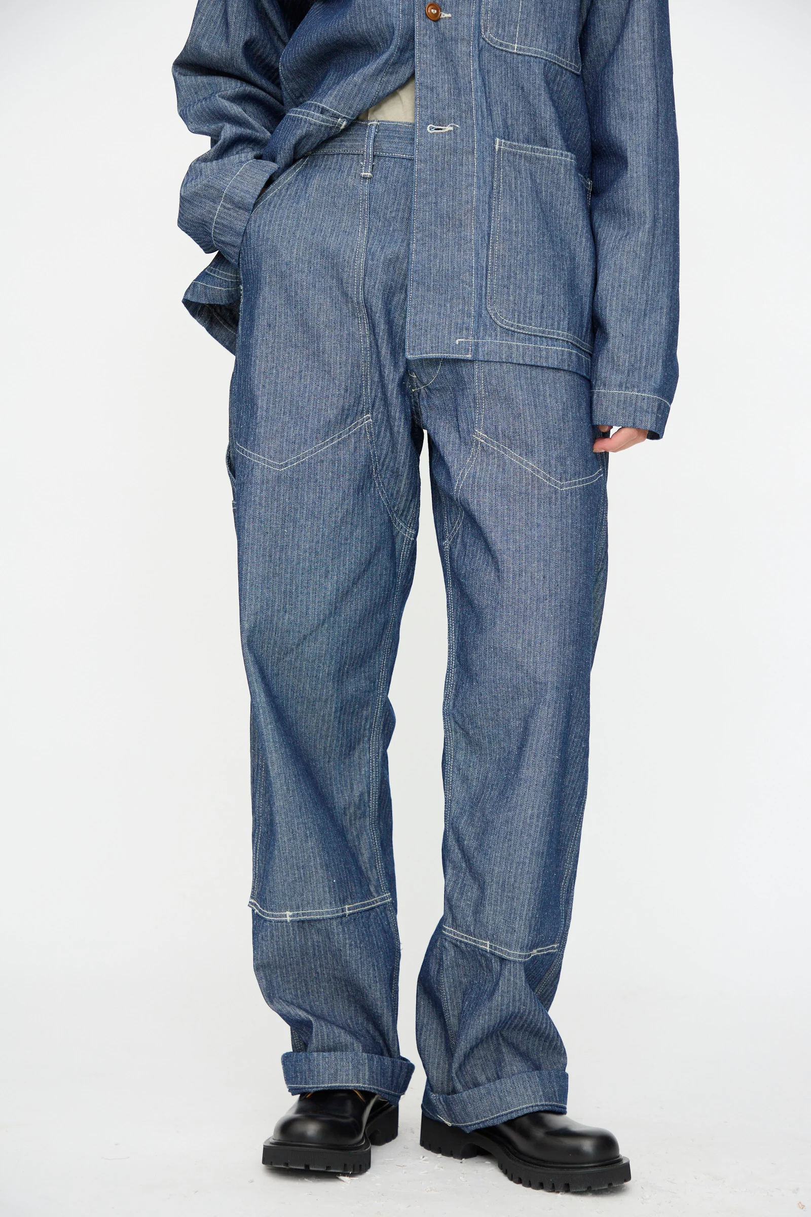 Henri Pant in HBT Denim - Image 4