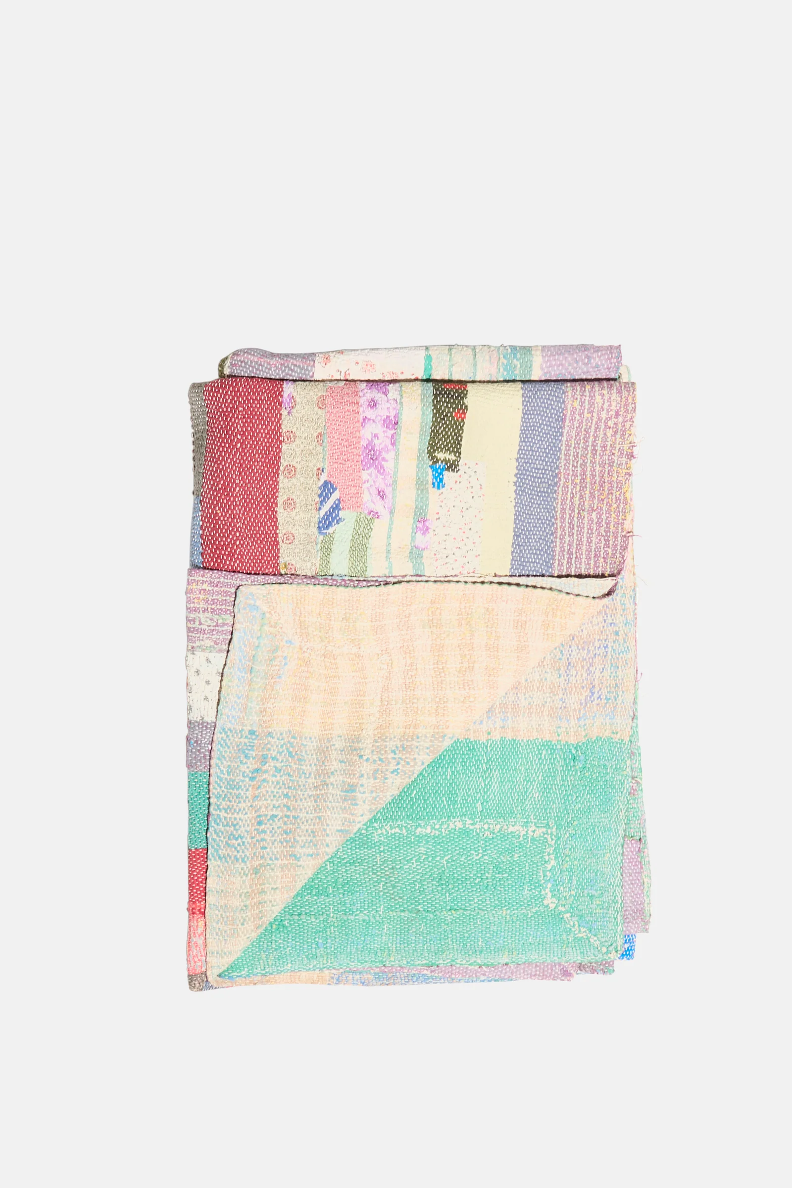 One of a Kind Vintage Kantha Quilt I - Image 4