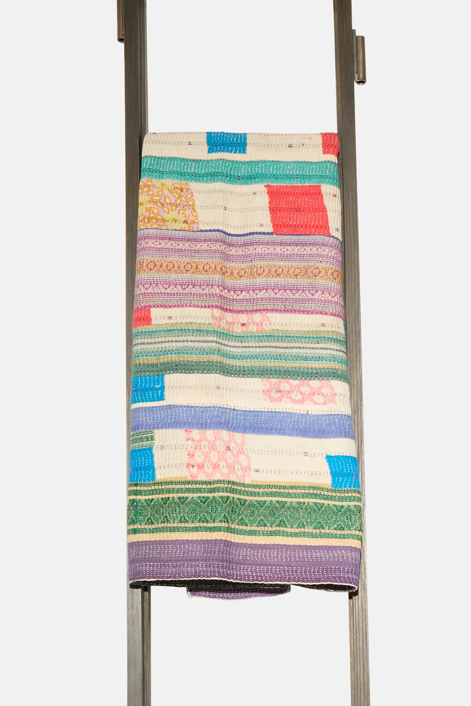 One of a Kind Vintage Kantha Quilt II