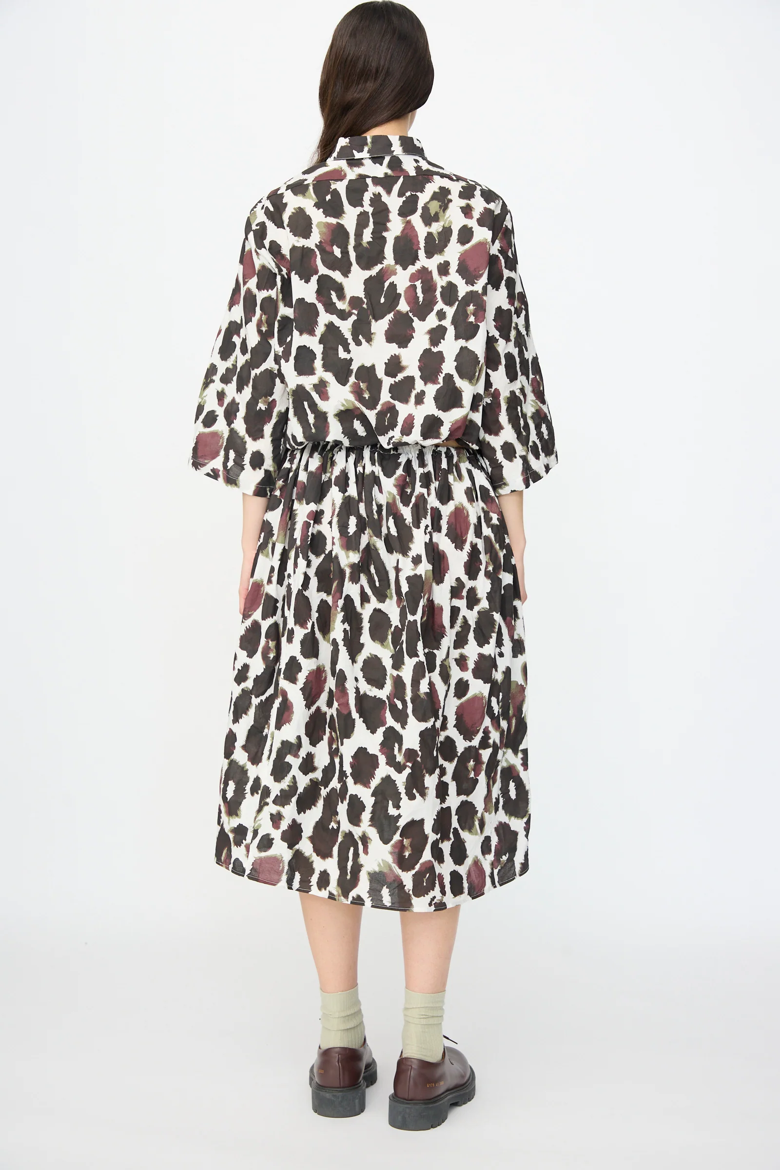 Bloom Skirt in White with Print - Image 6