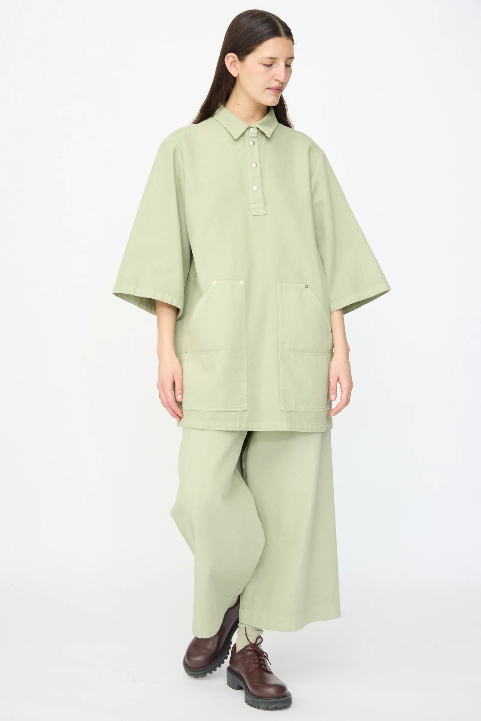 Joyeux Dress in Sage - Image 4