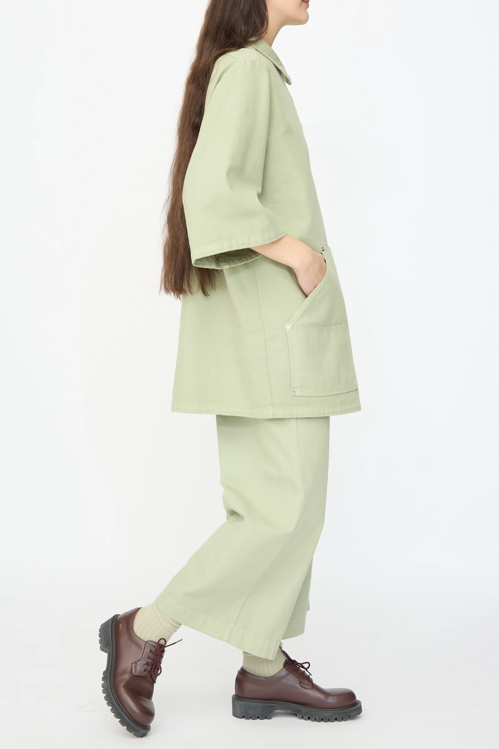 Joyeux Dress in Sage - Image 6