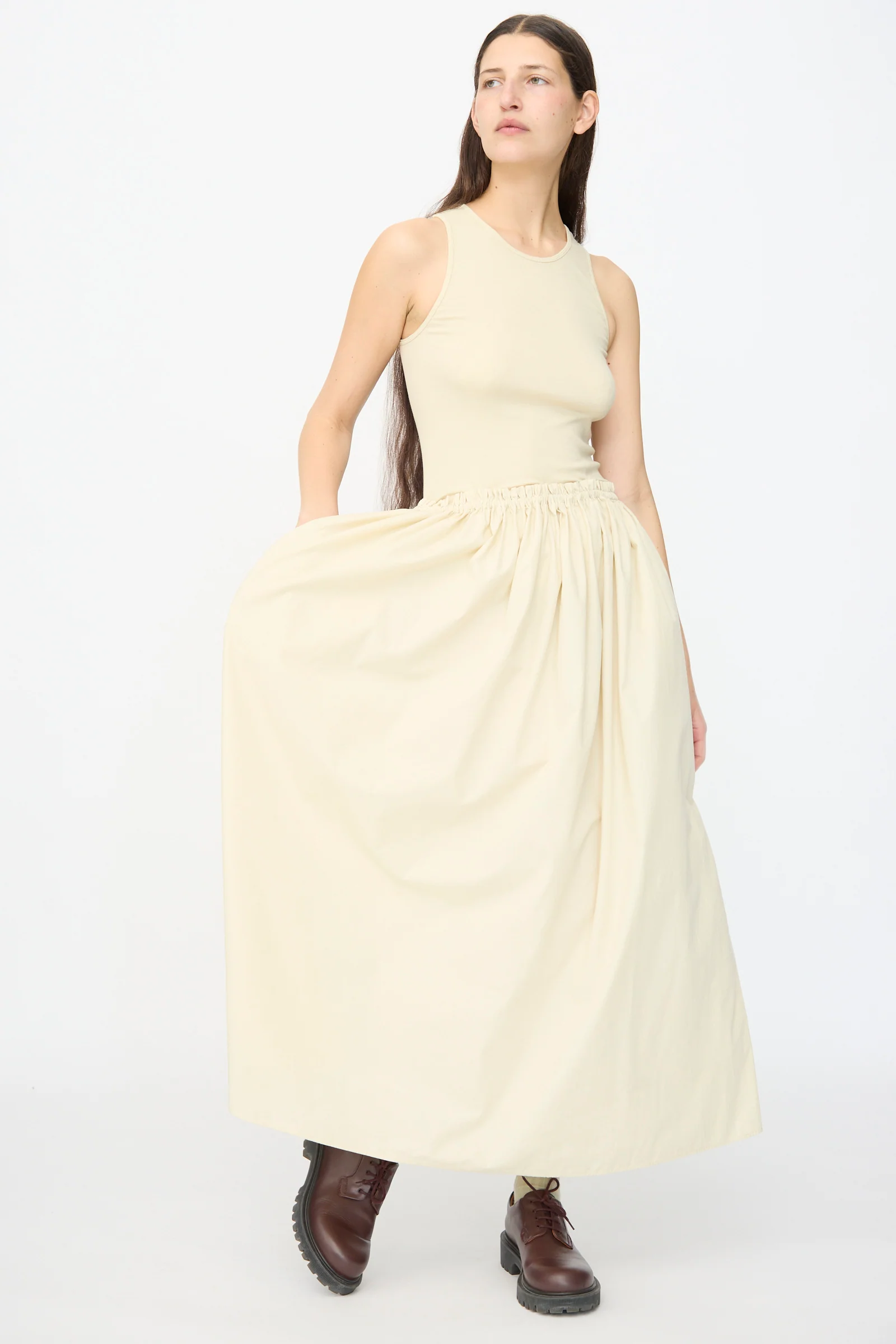 Tank Dress in Sand - Image 5