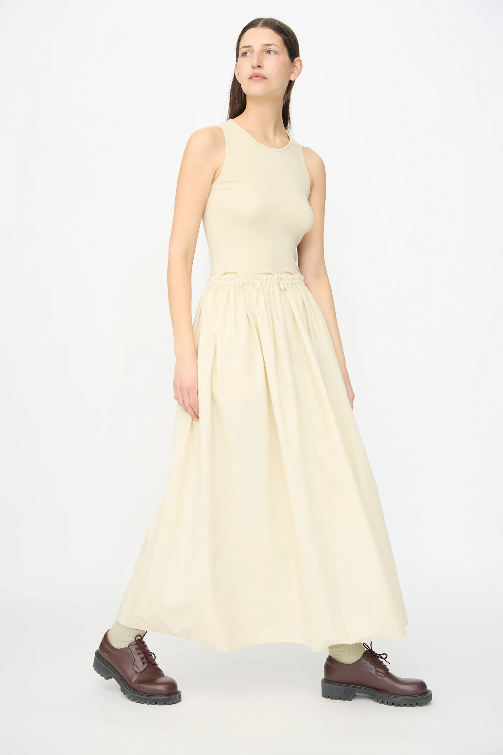 Tank Dress in Sand - Image 7