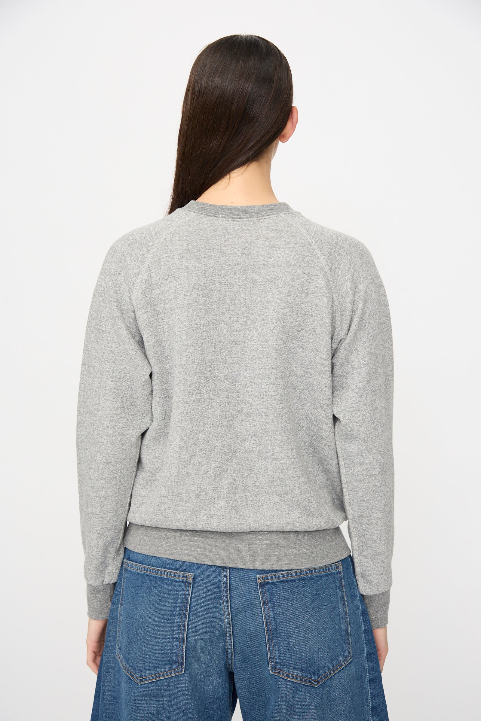 Crewneck Sweatshirt in Heather Grey - Image 5