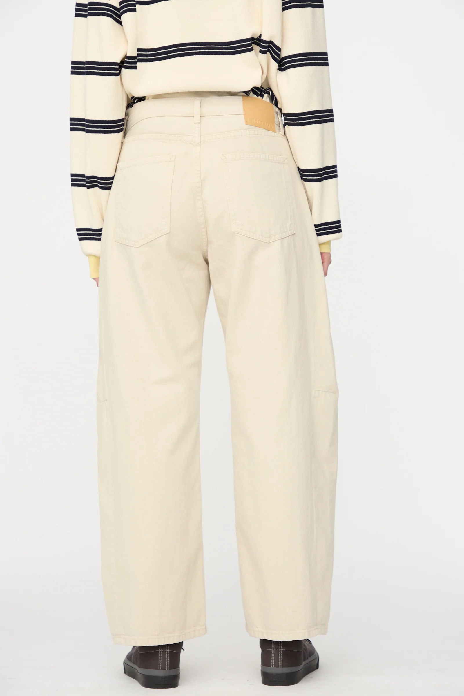 Slim Lasso Jean in Chalk Overdye - Image 6