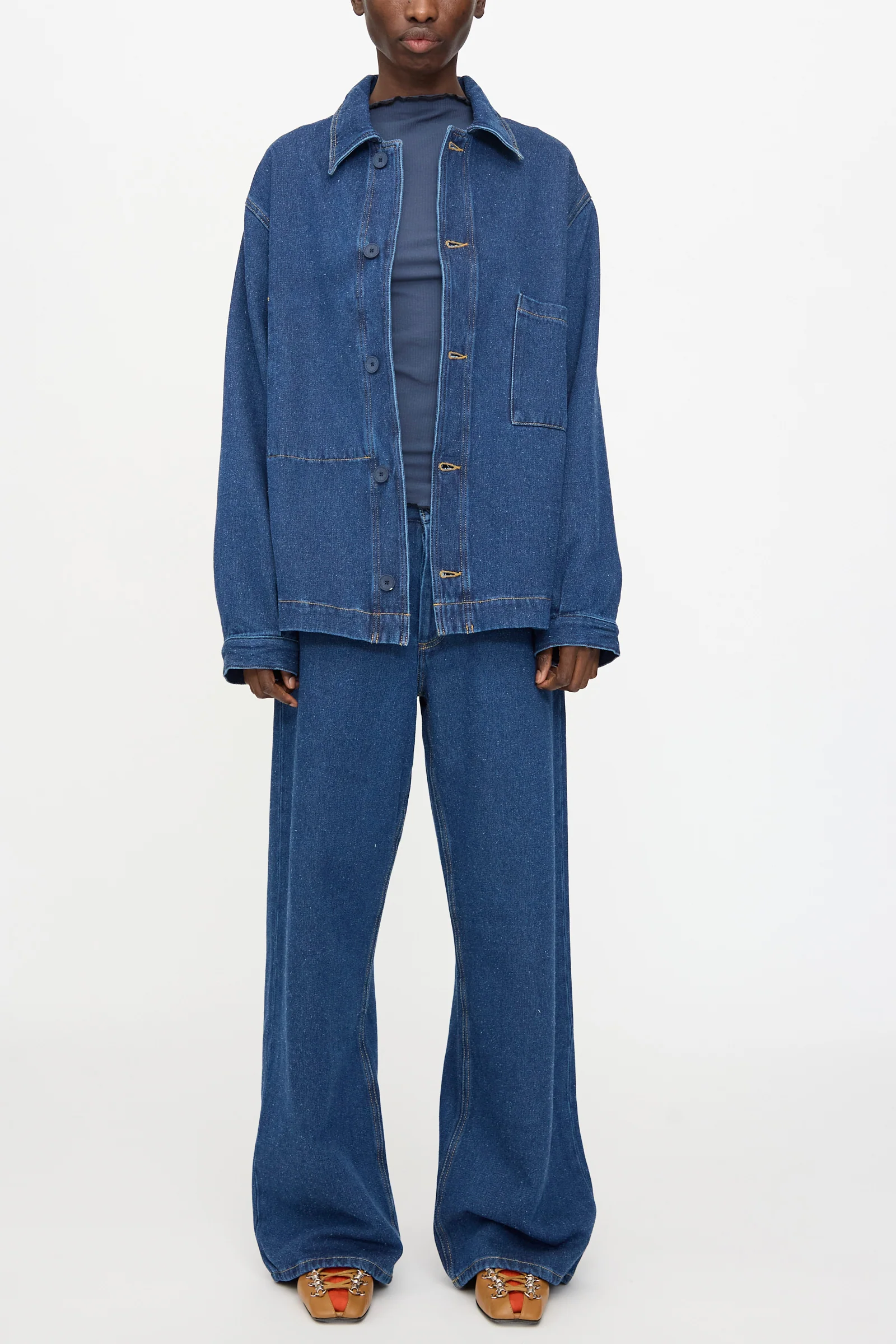 Altru Jacket in Indigo Blue - Image 2