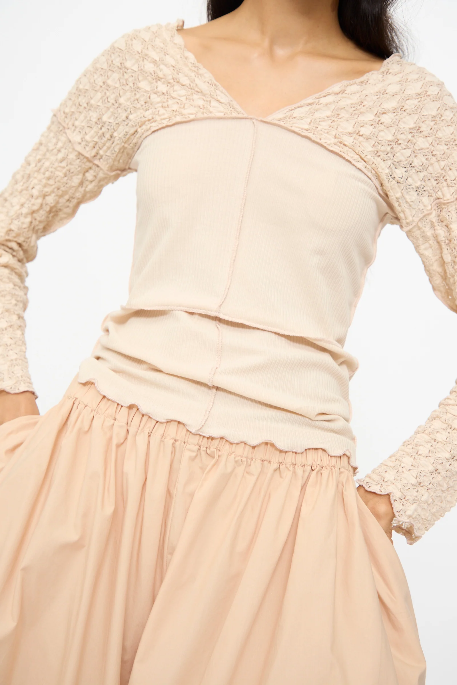 Cable Pants in Andradita Sand - Image 3