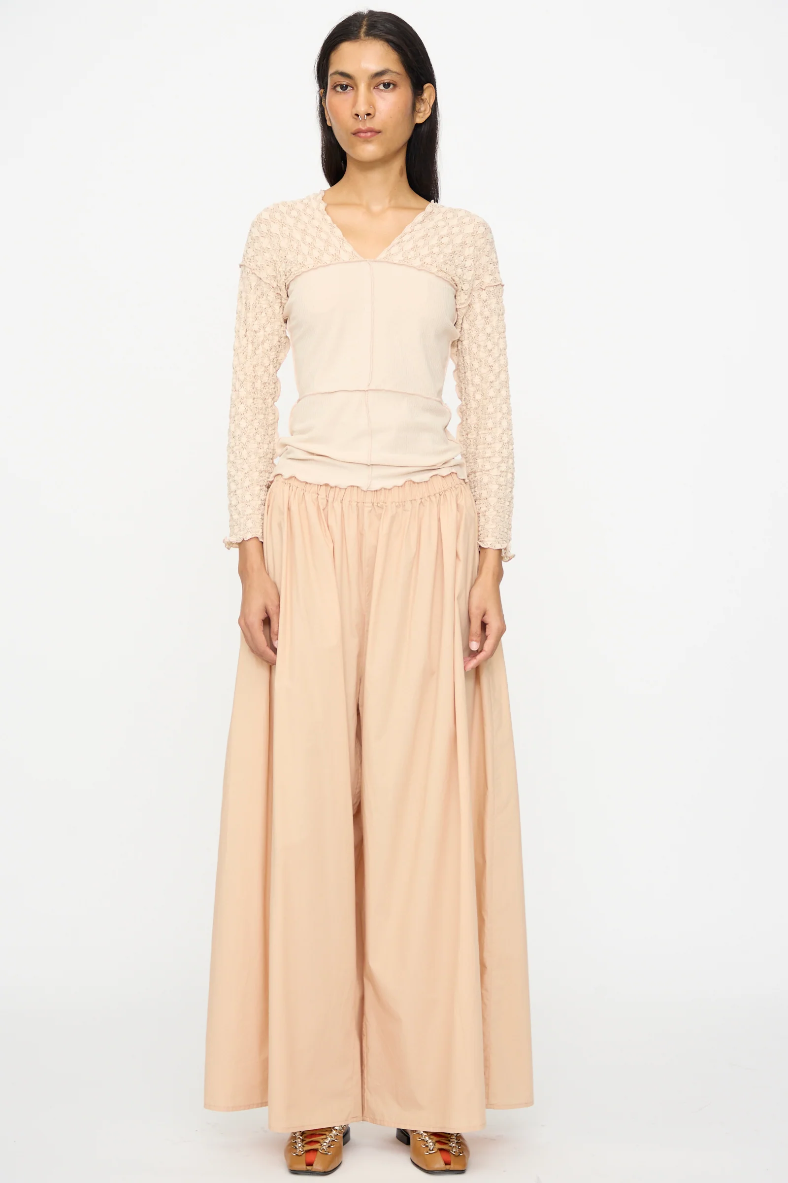 Cable Pants in Andradita Sand - Image 4