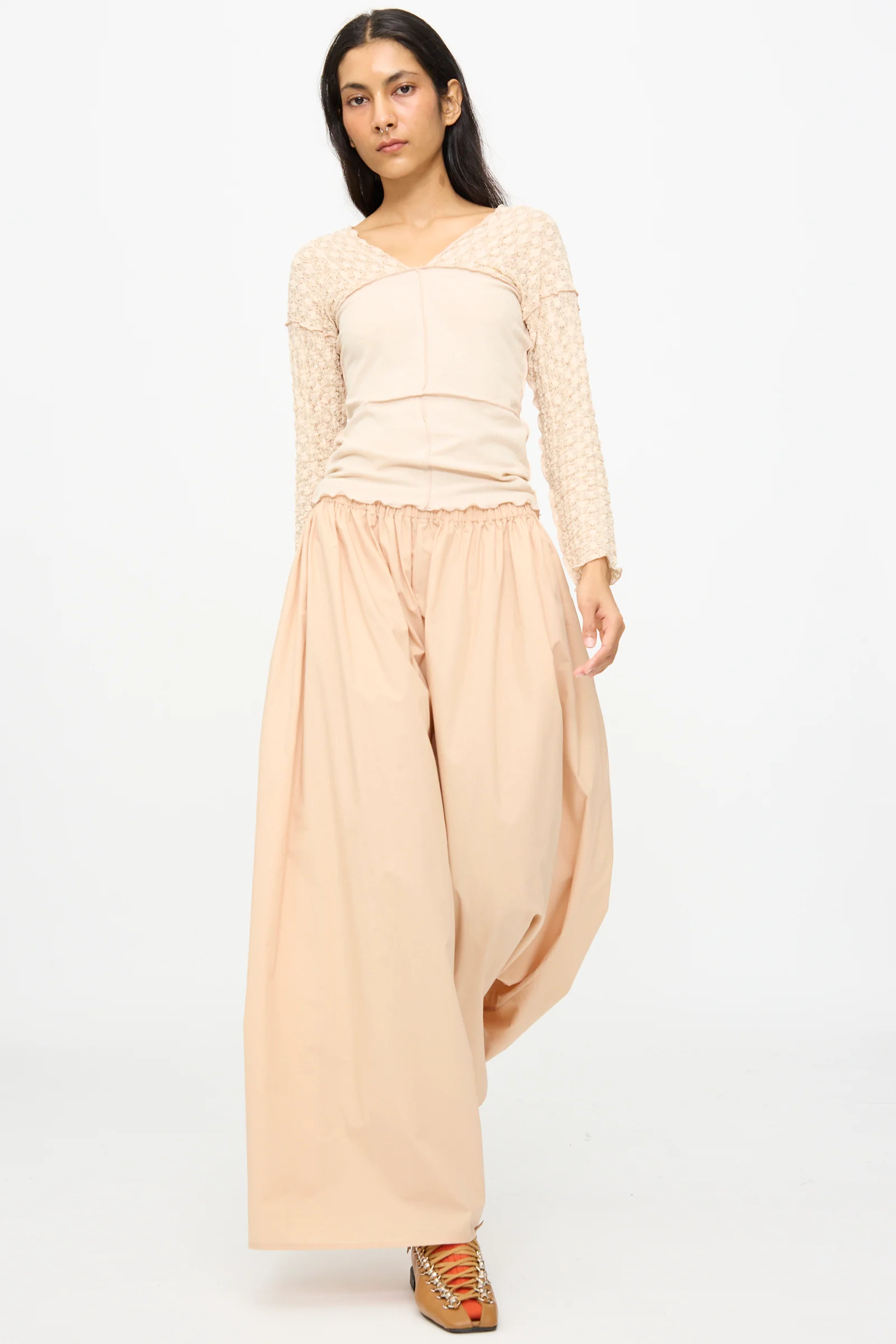 Cable Pants in Andradita Sand - Image 5