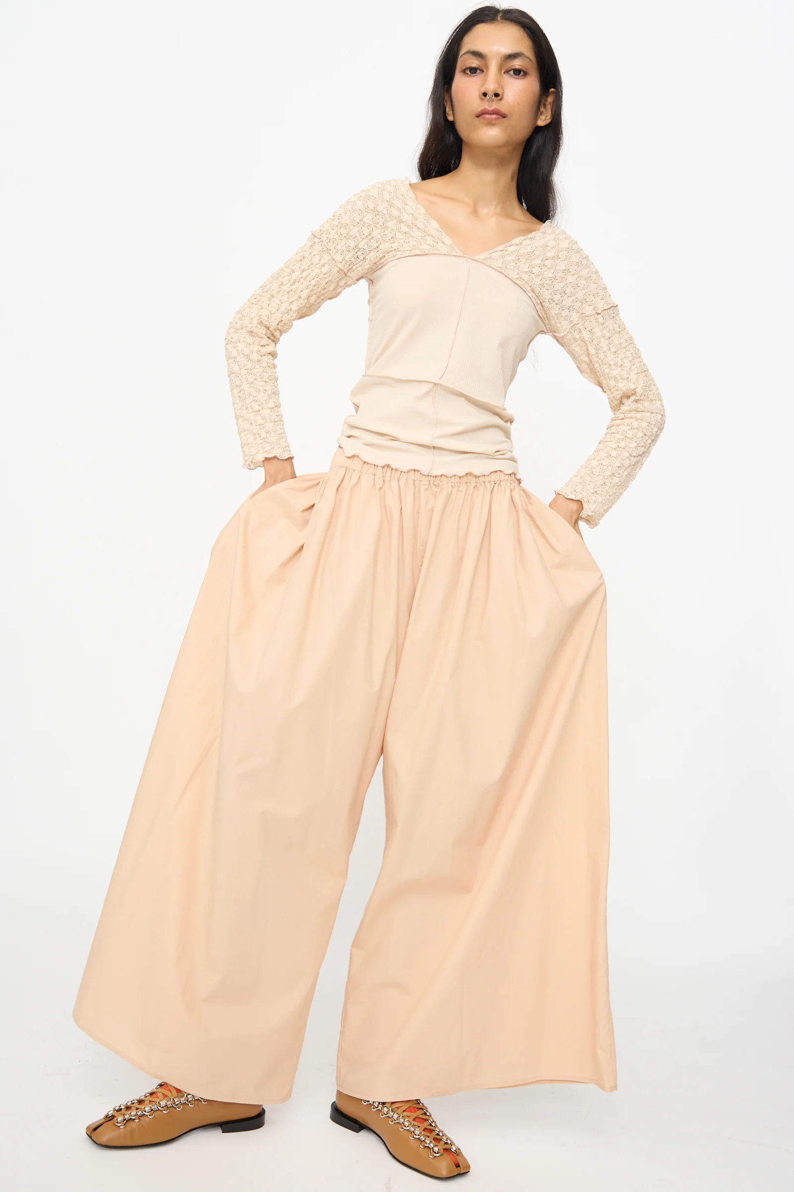 Cable Pants in Andradita Sand - Image 6