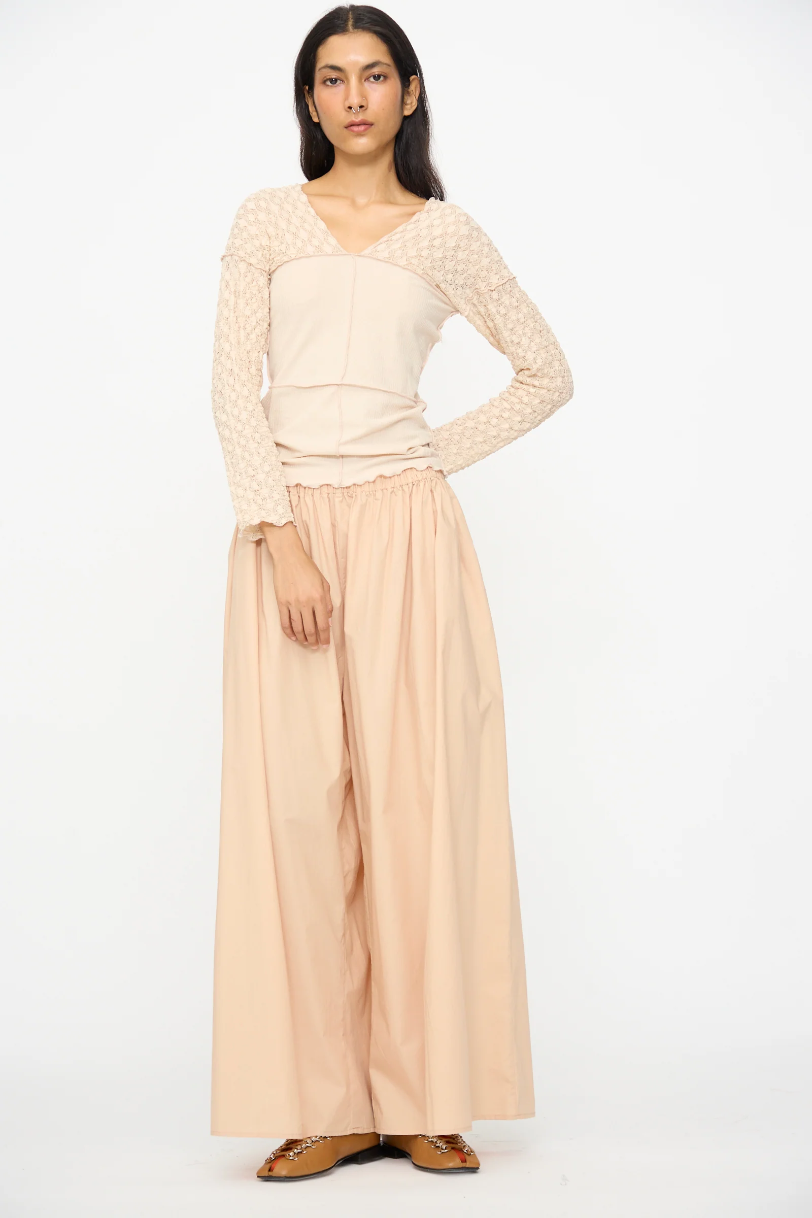 Cable Pants in Andradita Sand - Image 7
