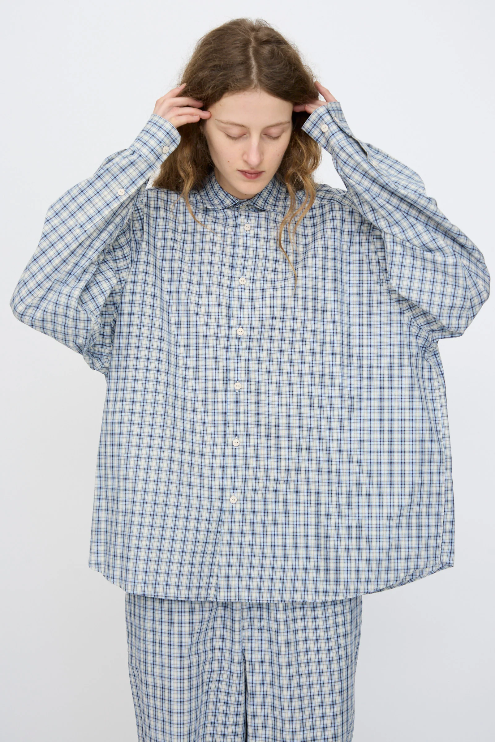 Claude Shirt in Blue Check - Image 4