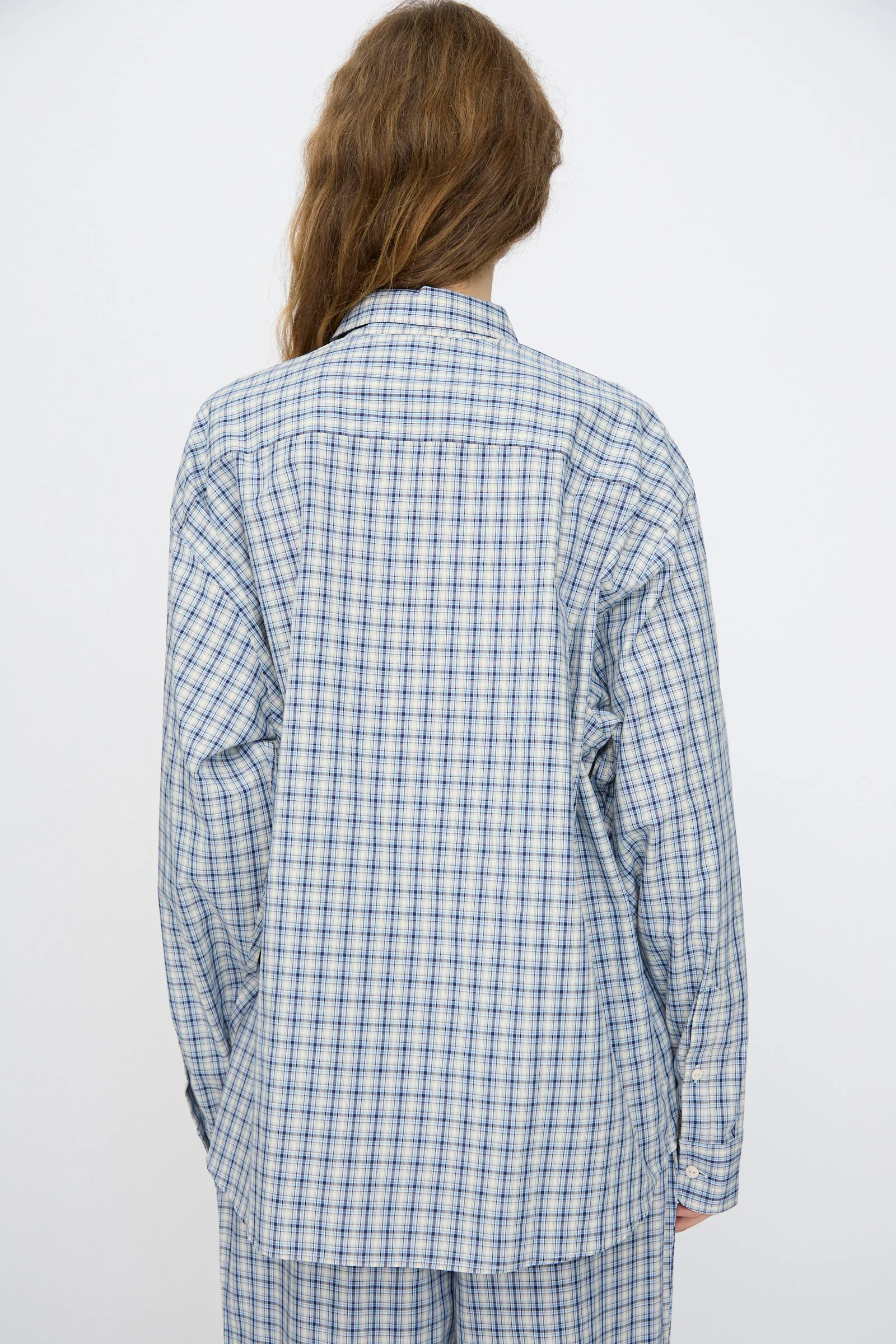 Claude Shirt in Blue Check - Image 6