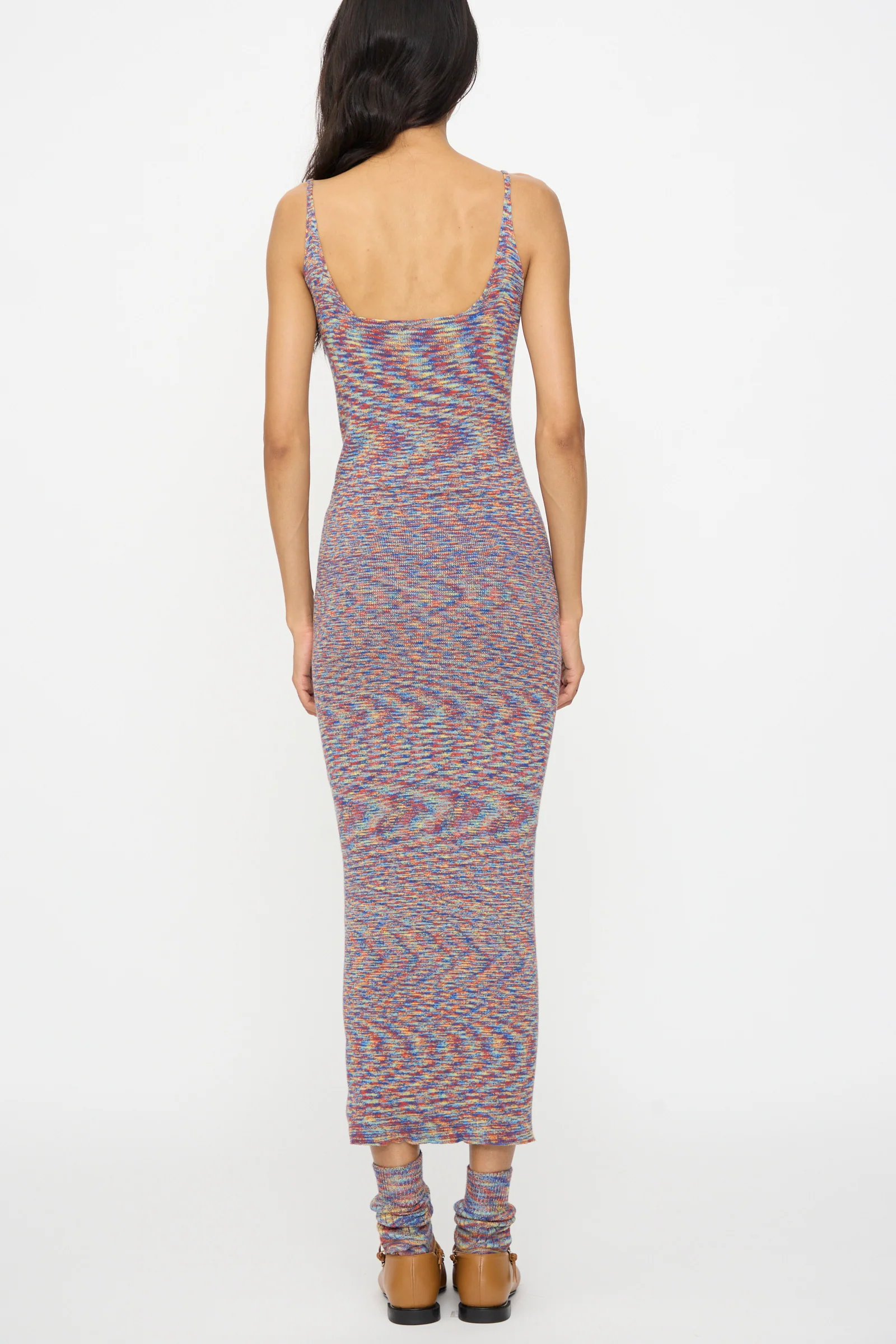Flute Dress in Multicolored - Image 8