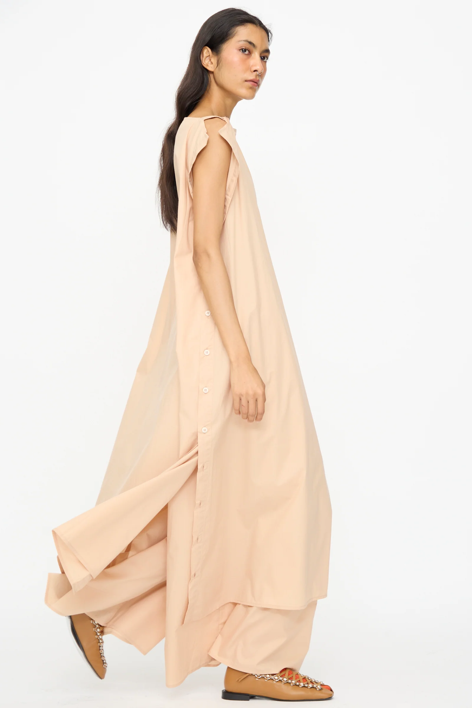 Part Dress in Andradita Sand - Image 5