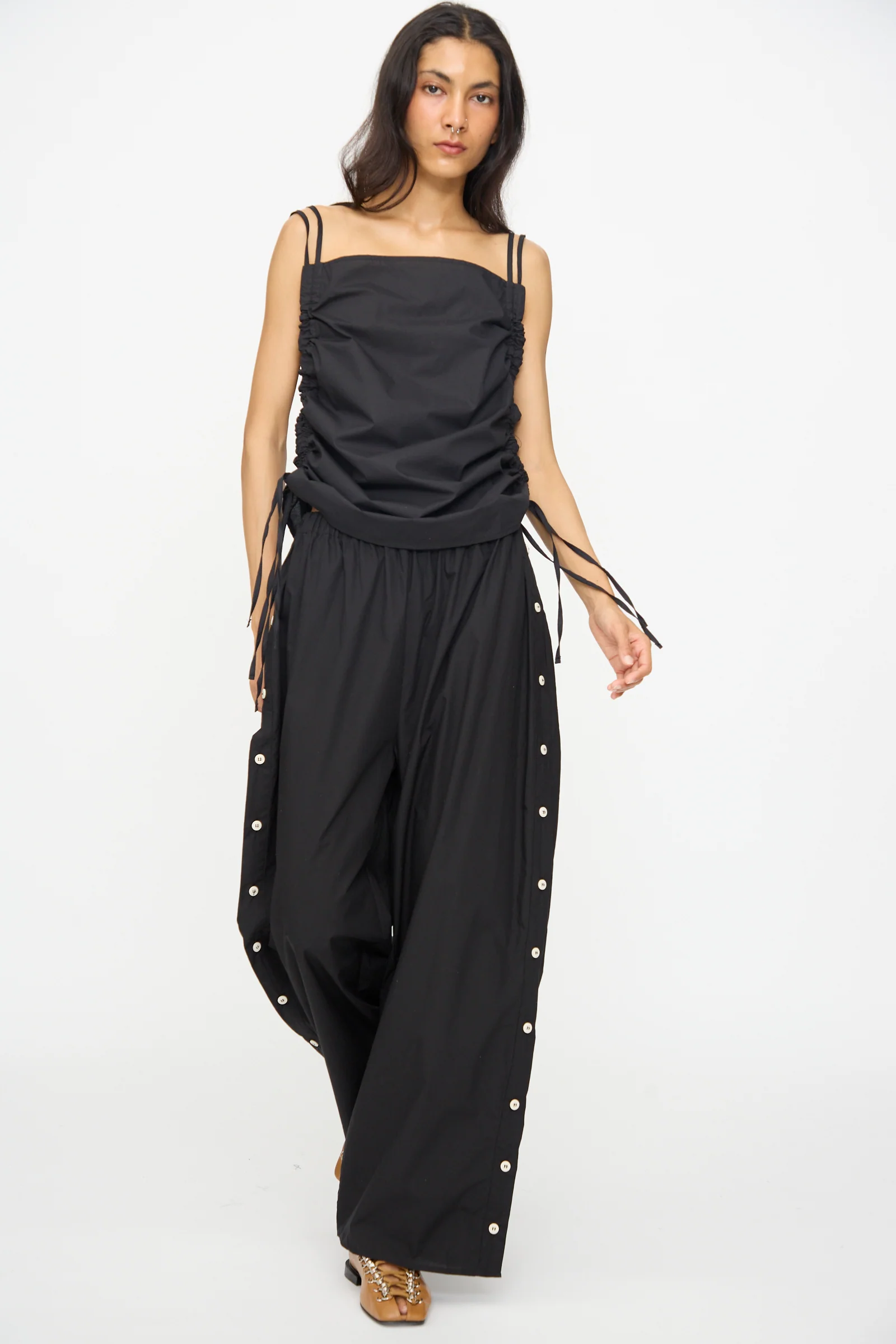 Part Pants in Black - Image 4