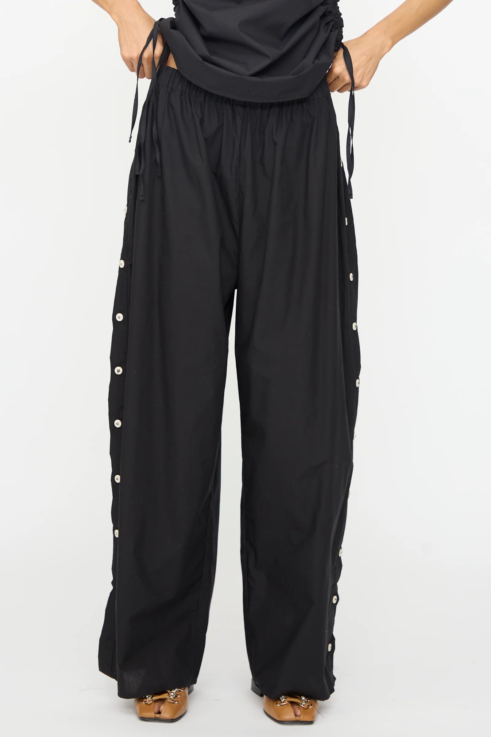 Part Pants in Black - Image 5