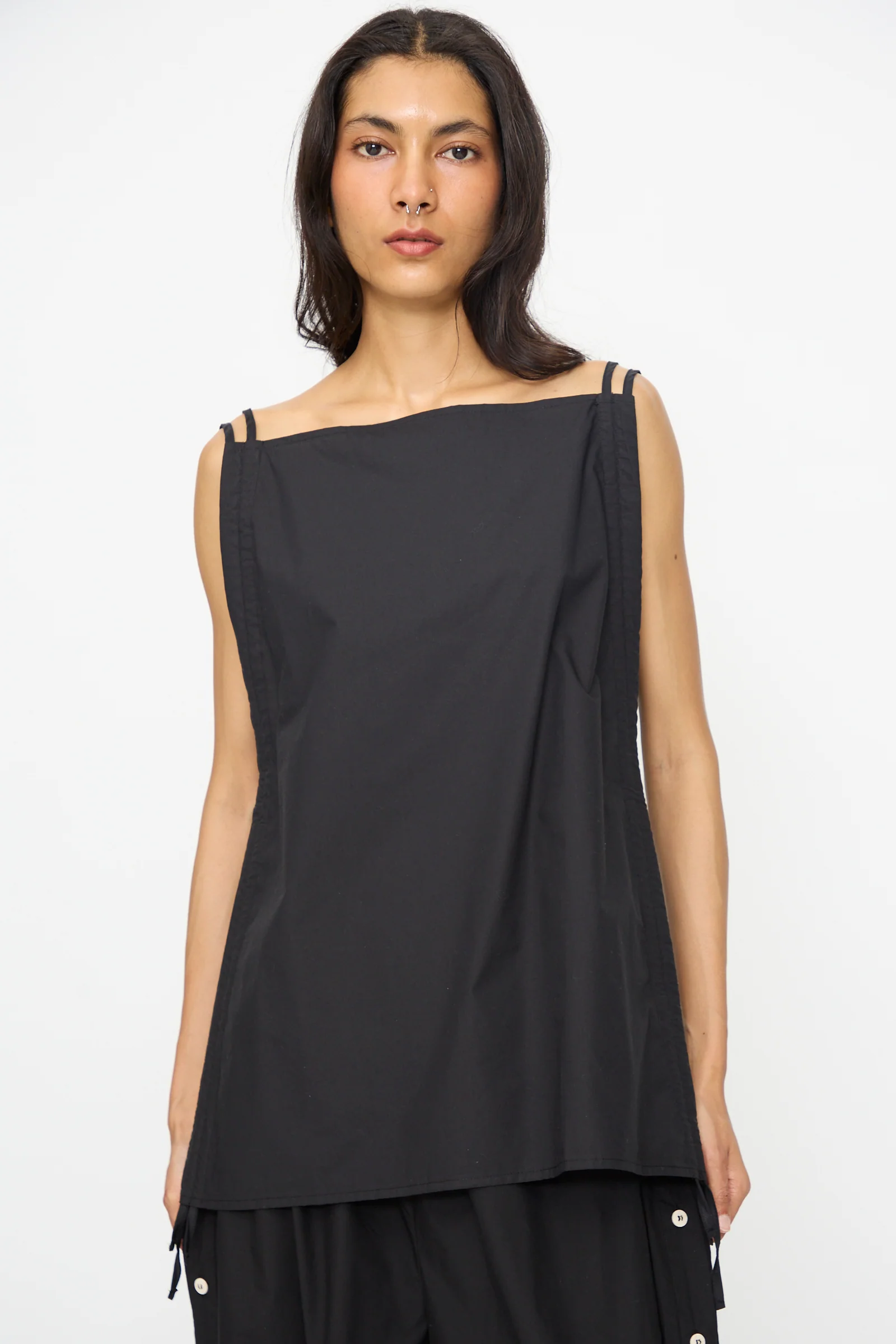 Pictorial Top in Black - Image 4