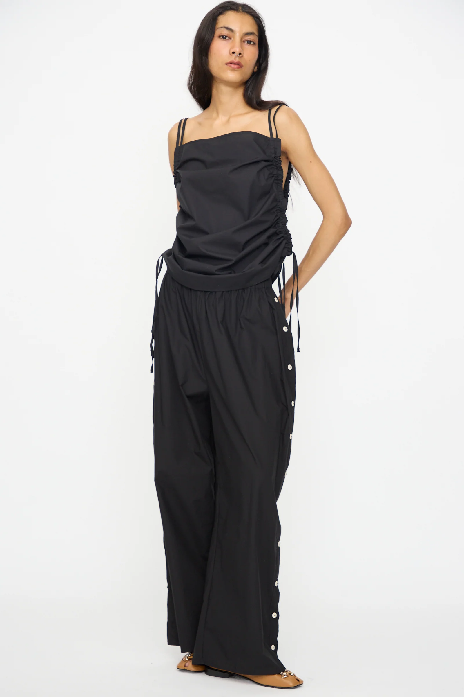Pictorial Top in Black - Image 5