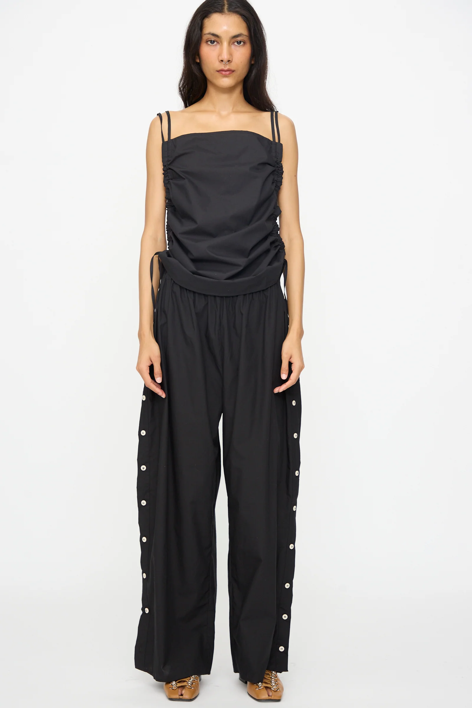 Pictorial Top in Black - Image 7