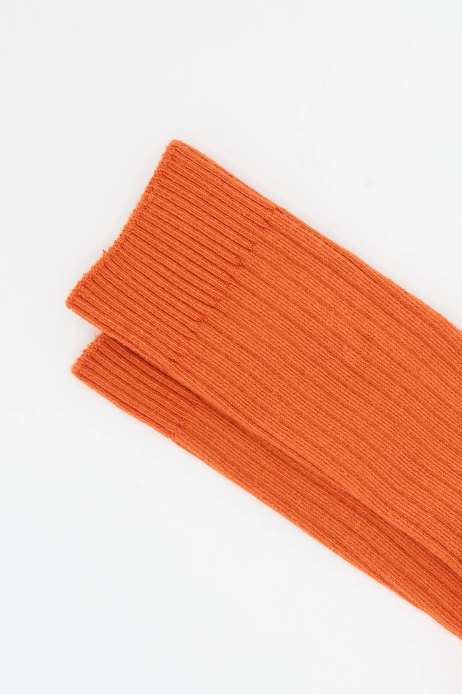Rib Overankle Socks in Scopa Red - Image 2