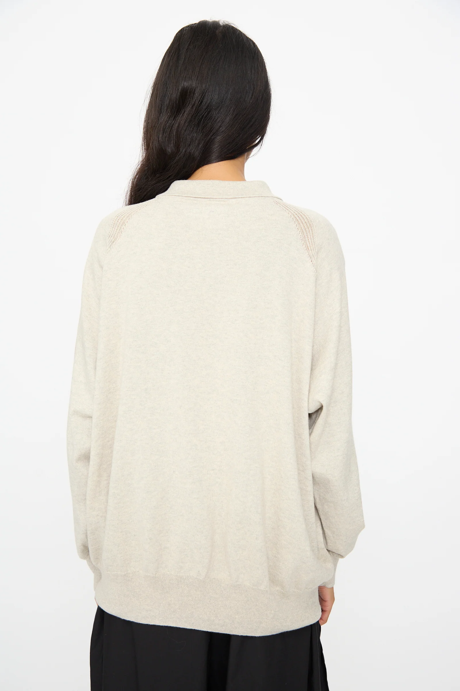 Soar Polo in Grey Melange - Image 6