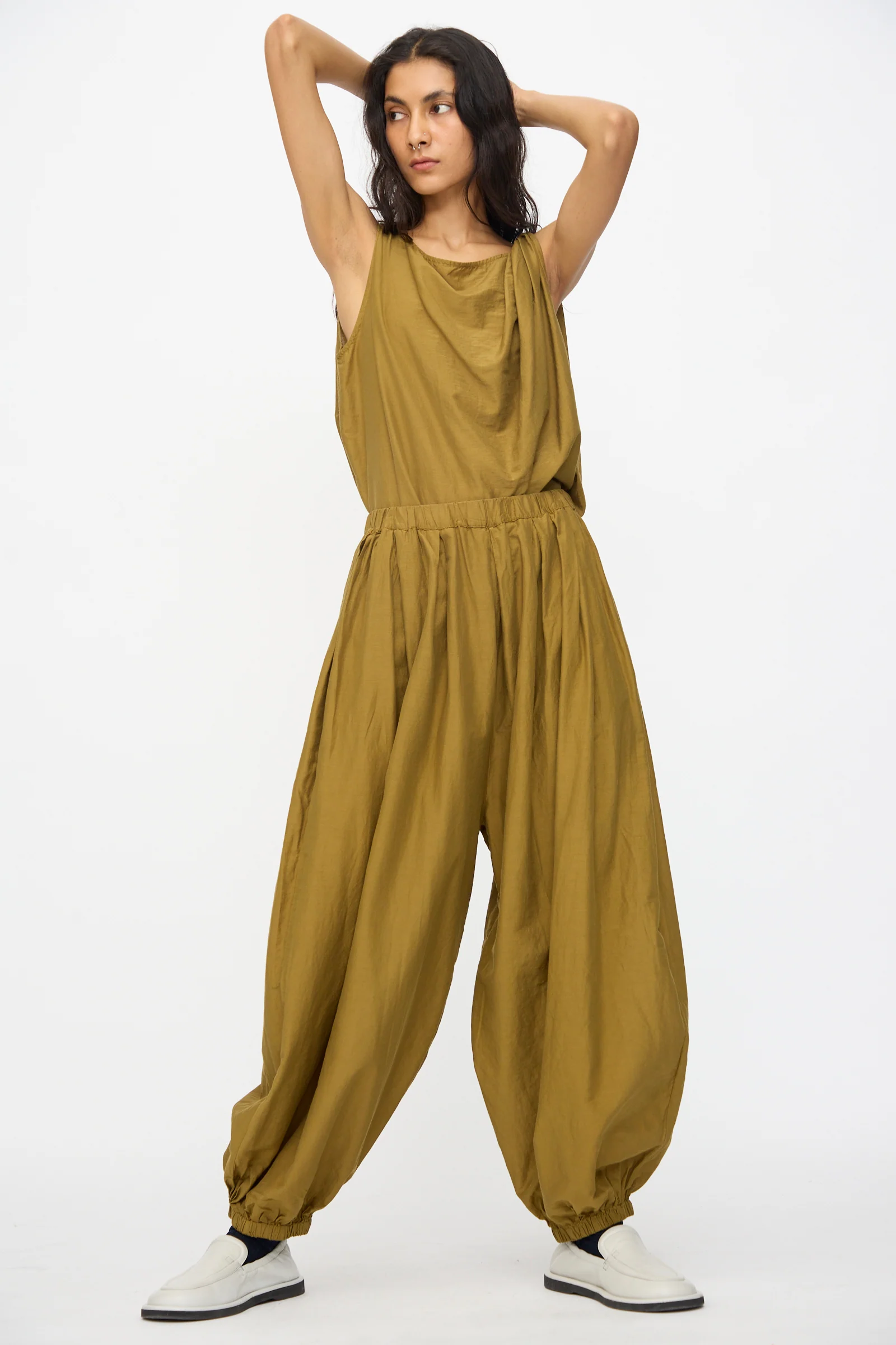 Akari Pants in Dark Olive - Image 6