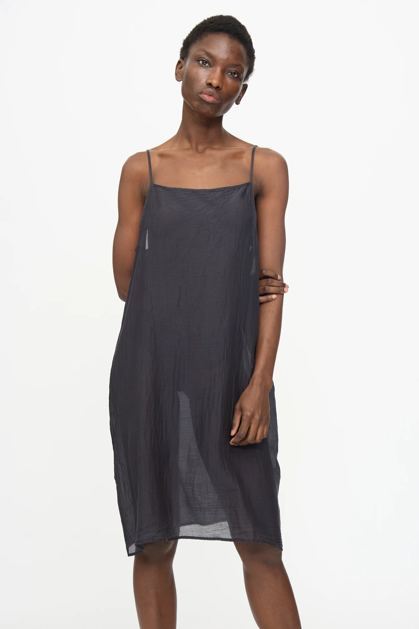 Cami Dress in Faded Black - Image 2