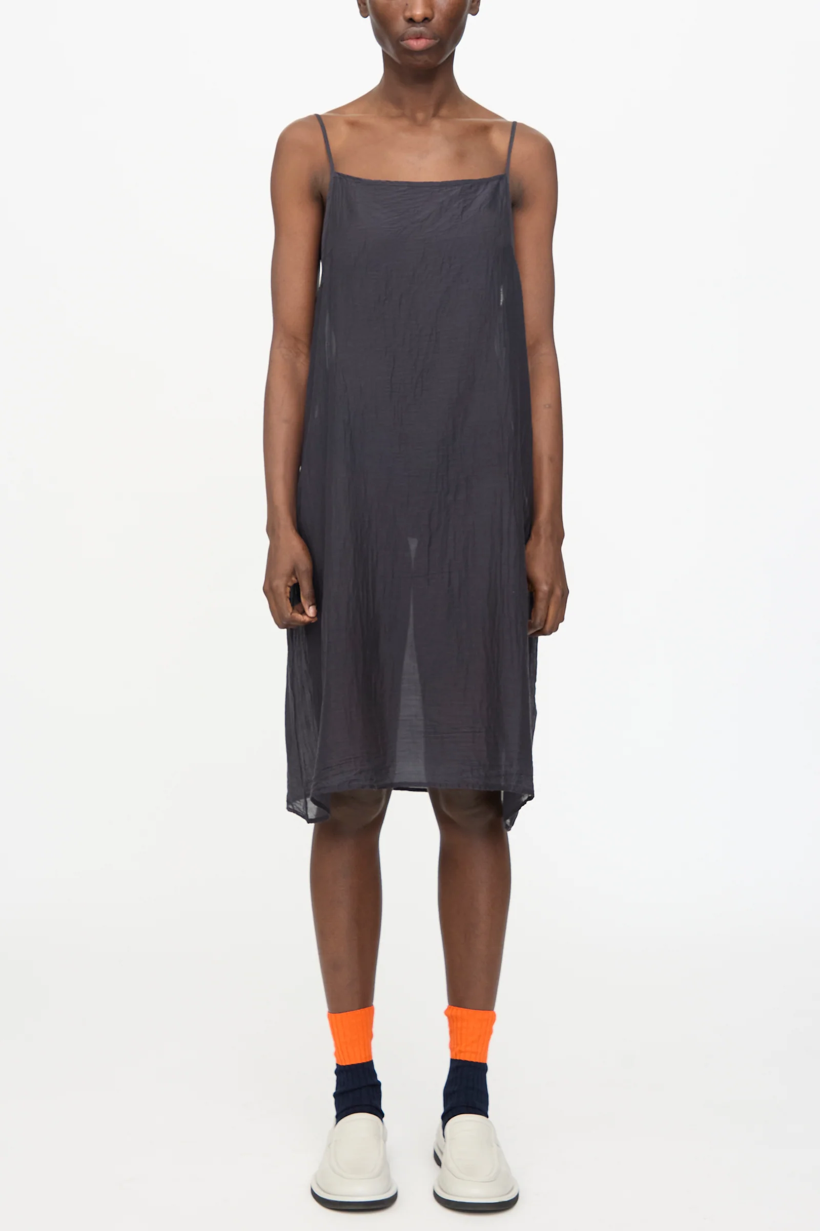 Cami Dress in Faded Black - Image 3