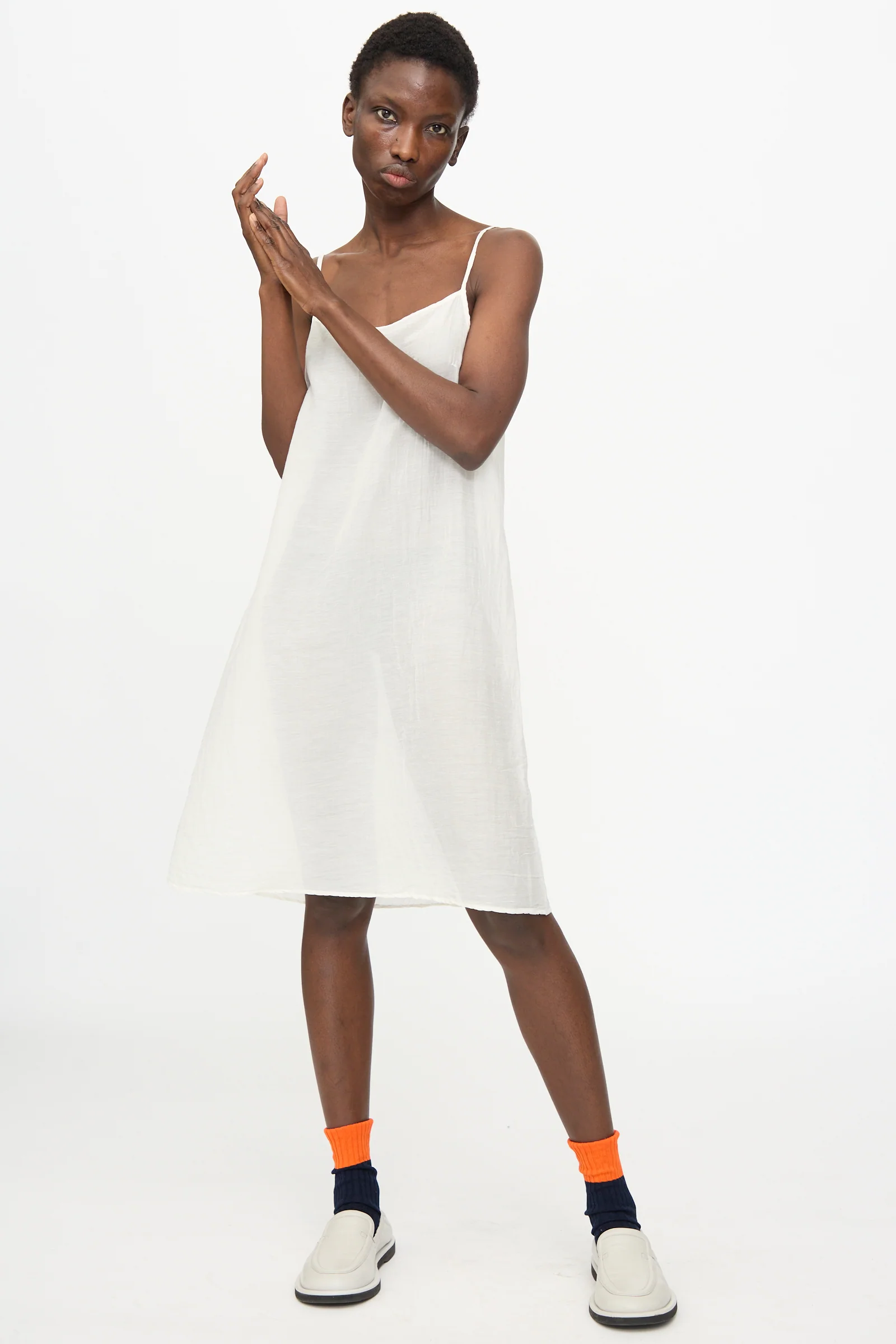 Cami Dress in White