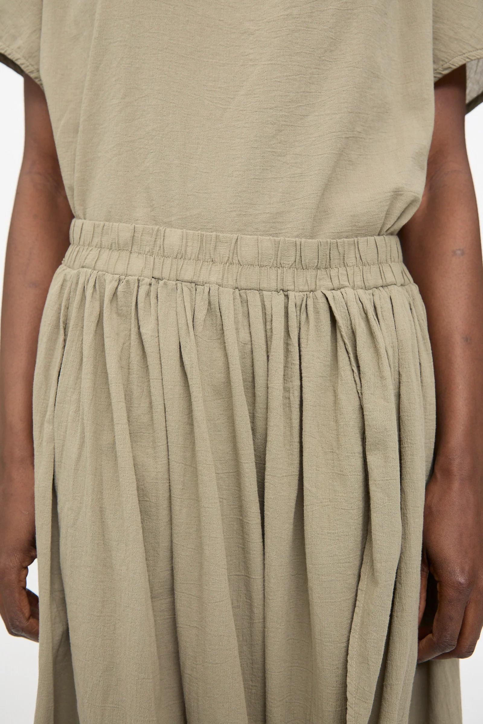Greek Column Skirt in Cement - Image 3