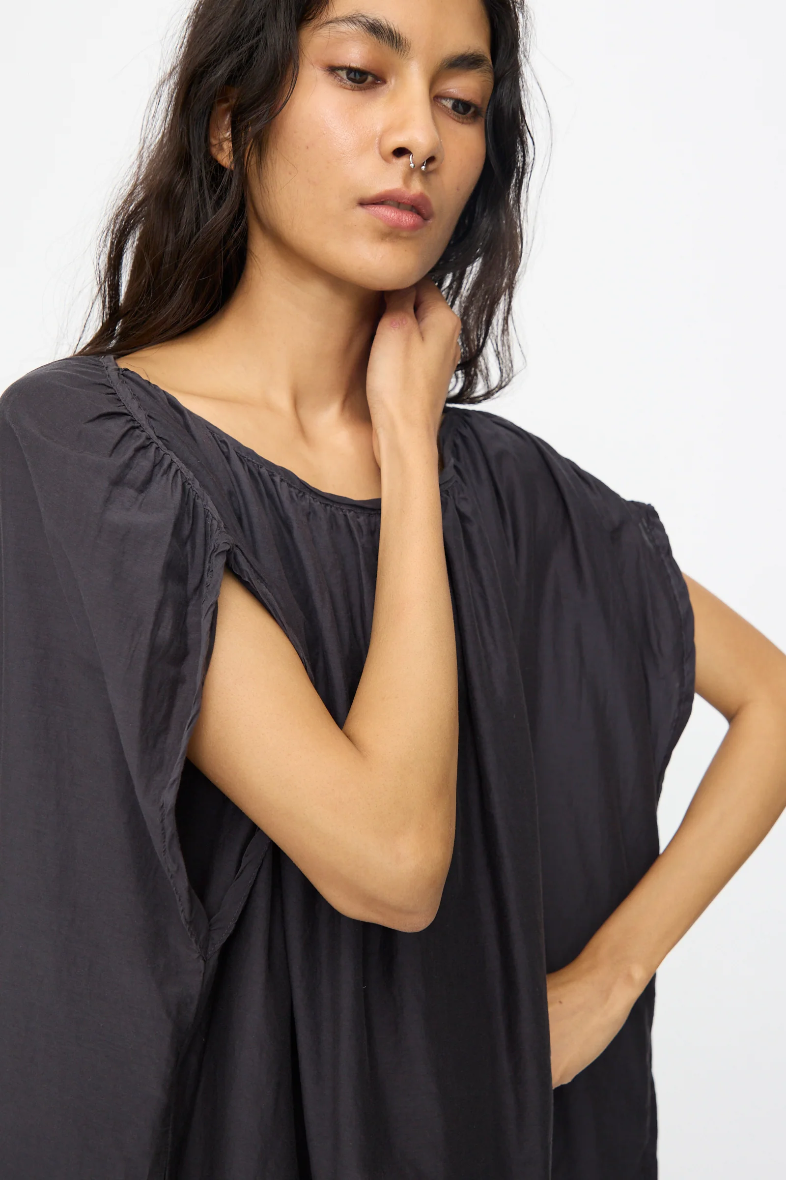 Mont Blanc Dress in Faded Black - Image 3