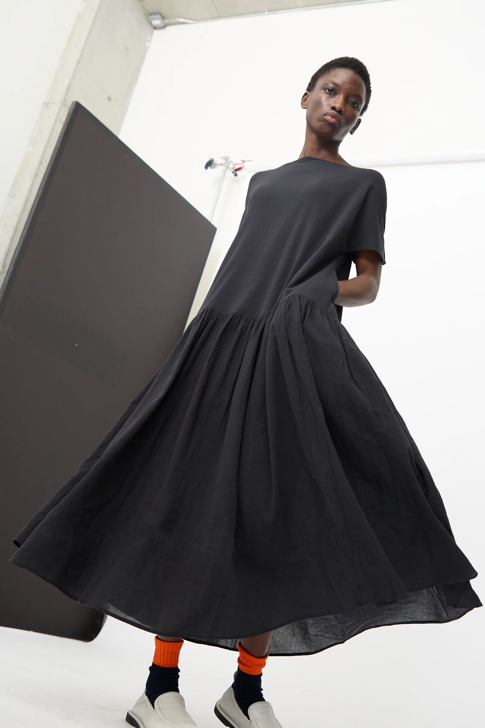 New Easy Dress in Sumi Black - Image 2