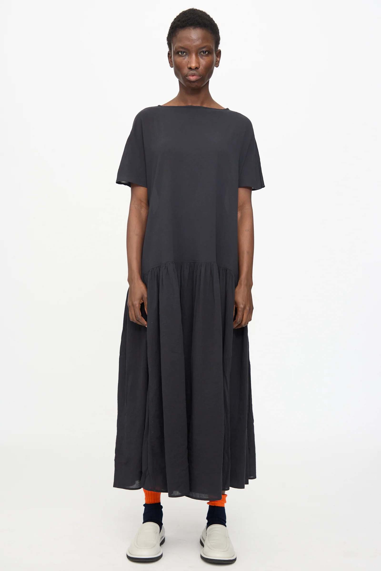 New Easy Dress in Sumi Black - Image 4