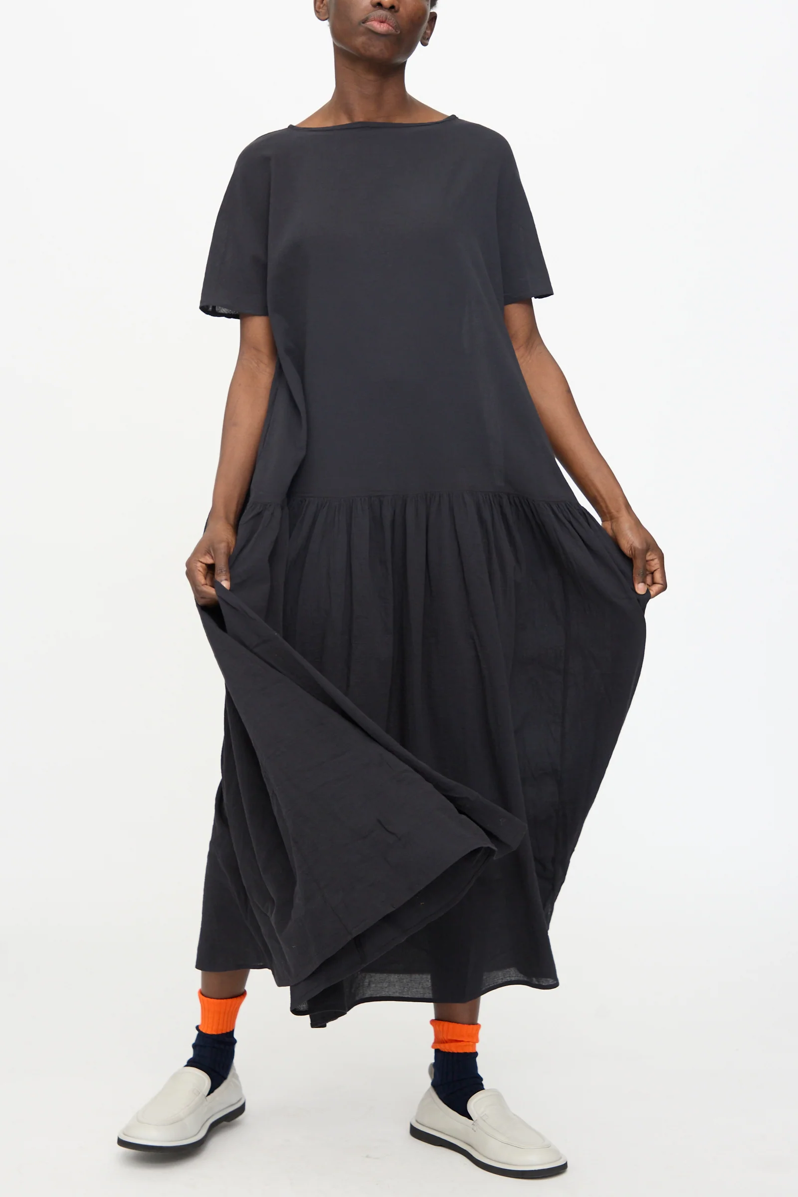 New Easy Dress in Sumi Black - Image 5