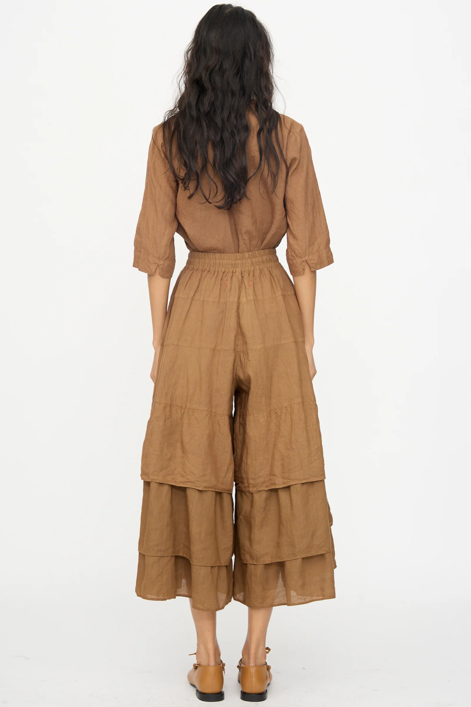 Pantalon Etagée in Persimmon Dye - Image 7