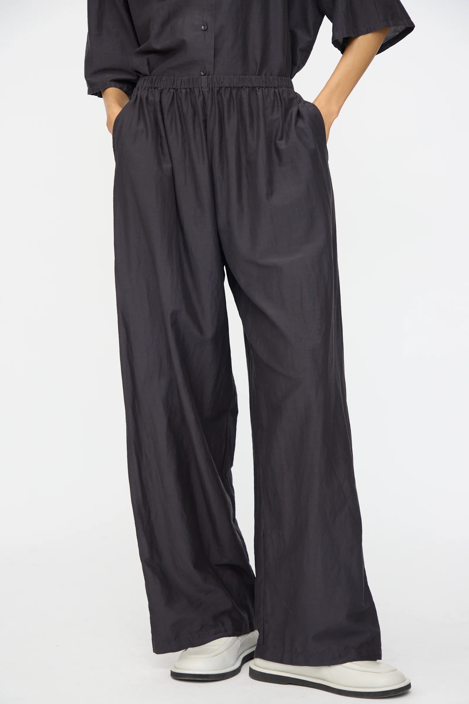 Straight Pants in Faded Black - Image 4