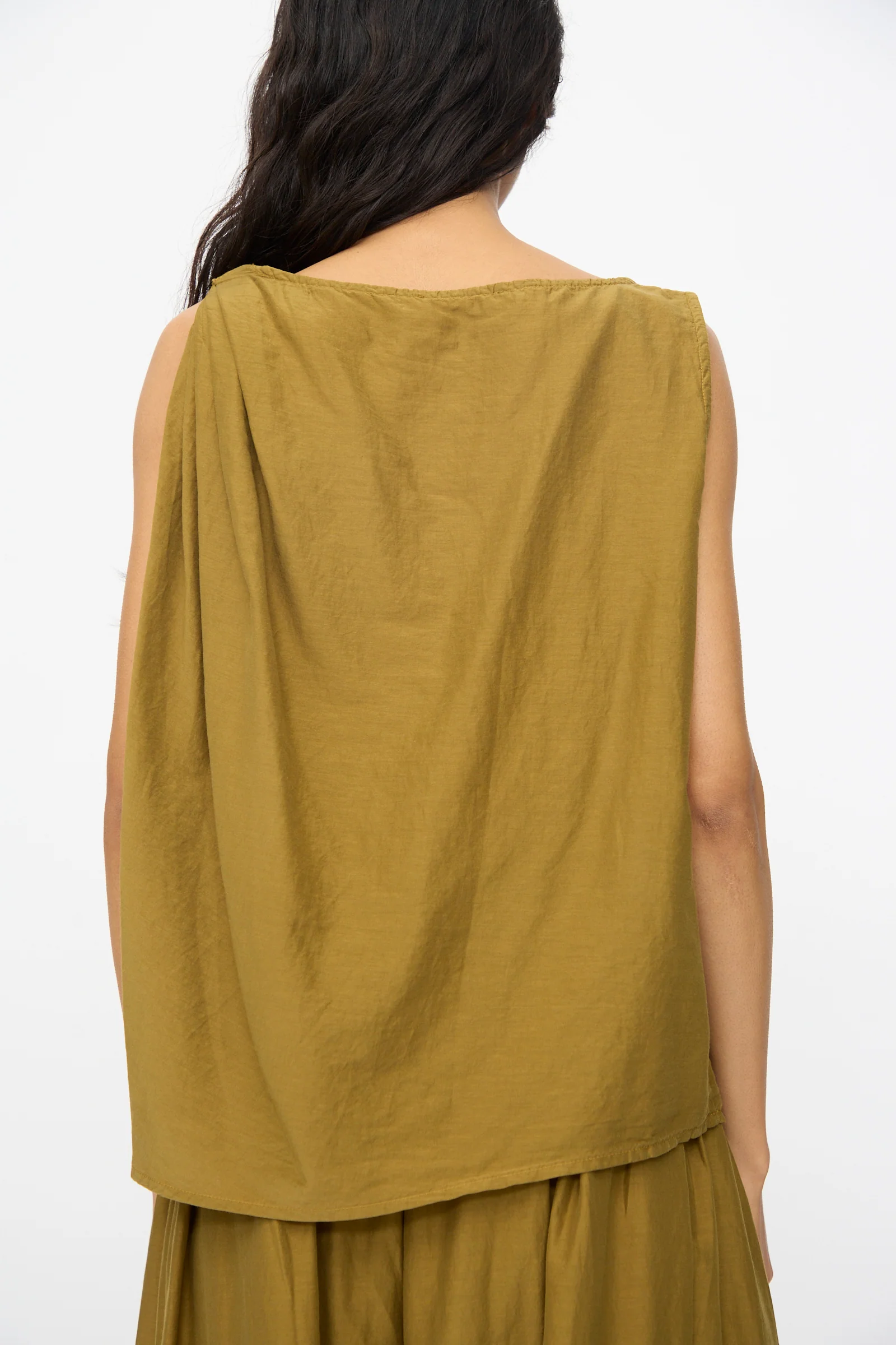 Twisted Tank Top in Dark Olive - Image 6