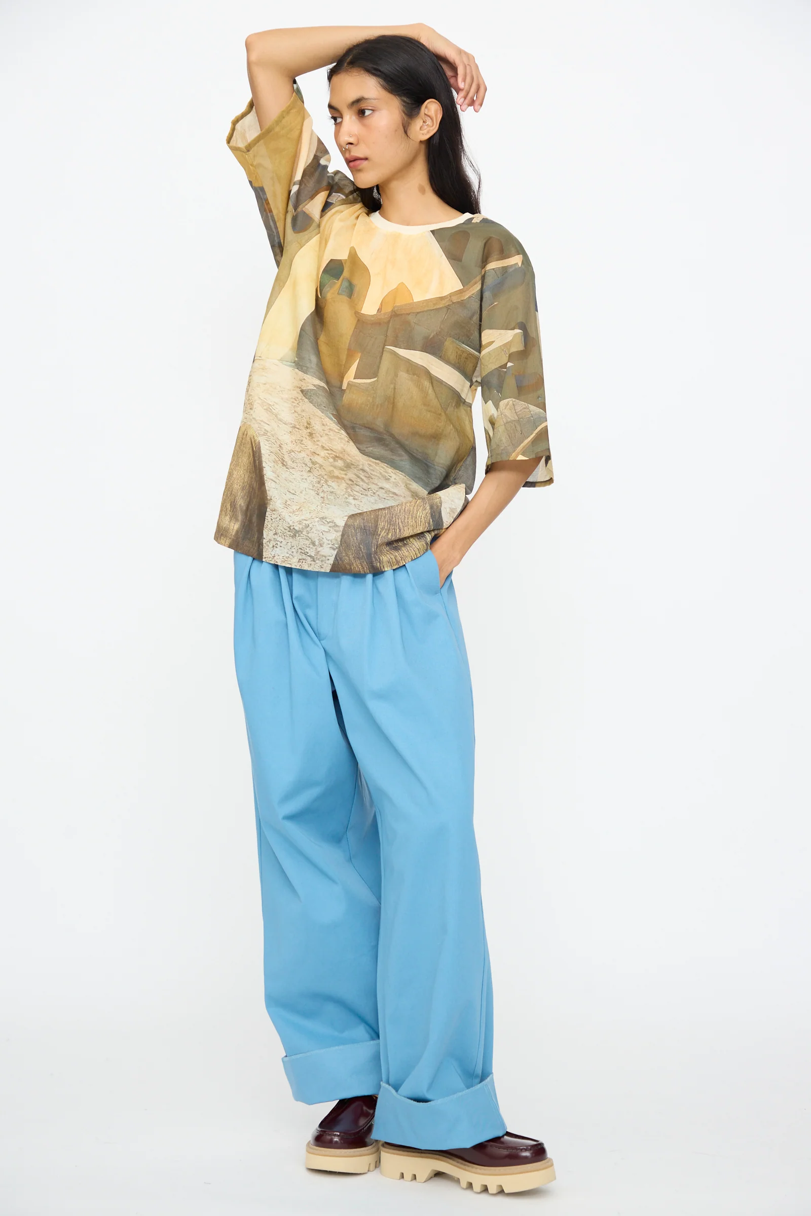 Holidayjaipurobservatory Tee in Print - Image 7