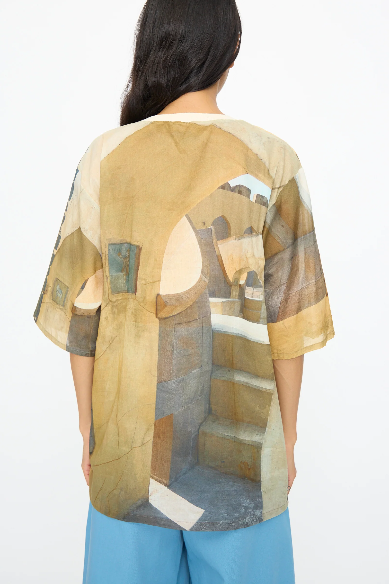 Holidayjaipurobservatory Tee in Print - Image 8